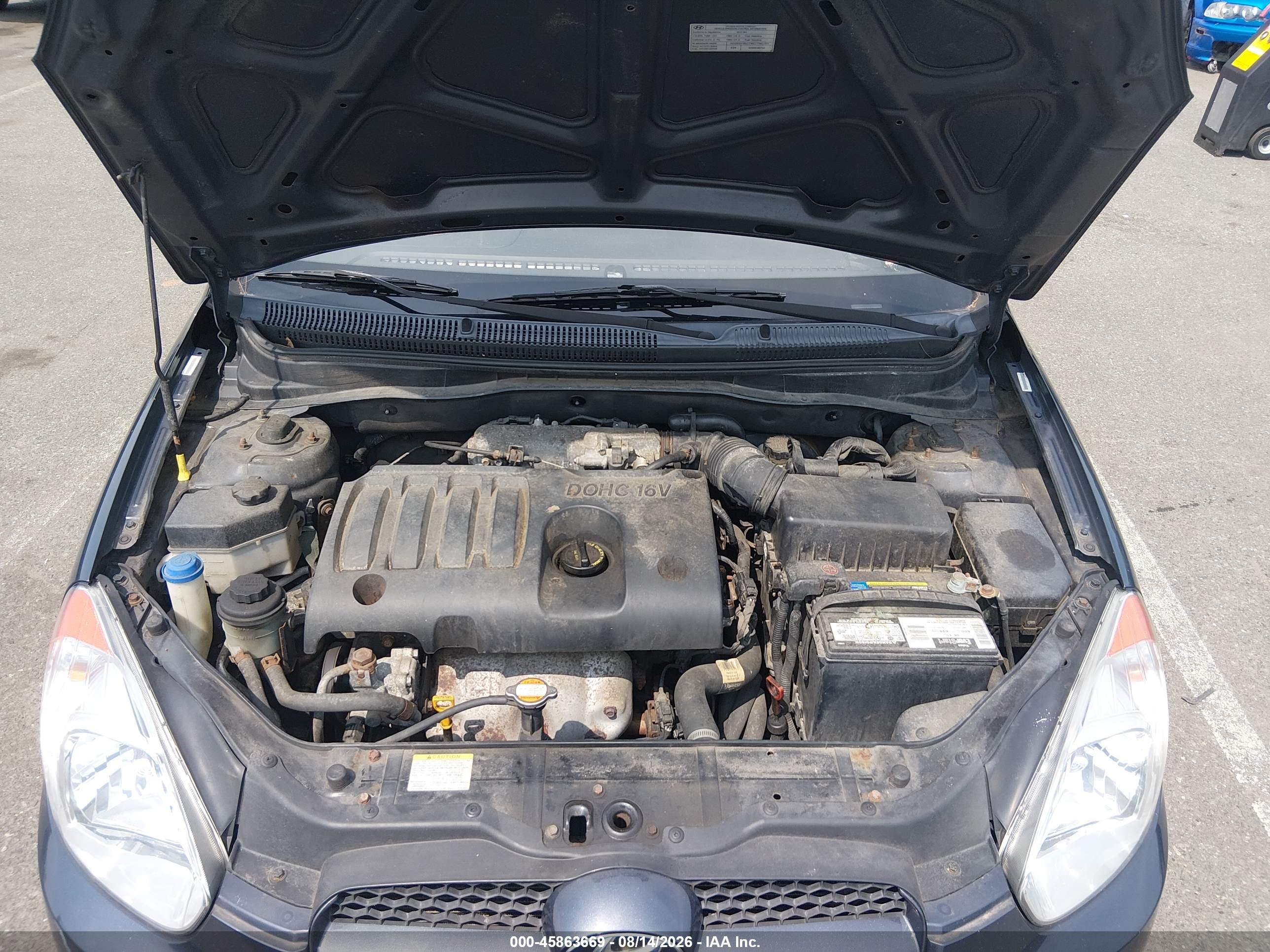 2010 Hyundai Accent Gs Gray vin: KMHCM3AC4AU158679