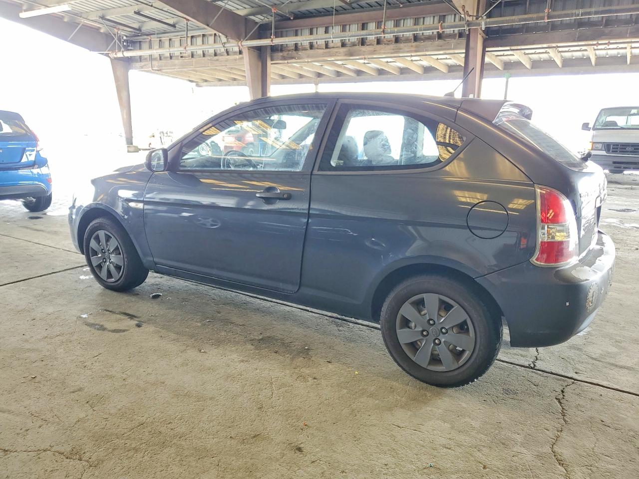 2010 Hyundai Accent Gs Gray vin: KMHCM3AC4AU162232