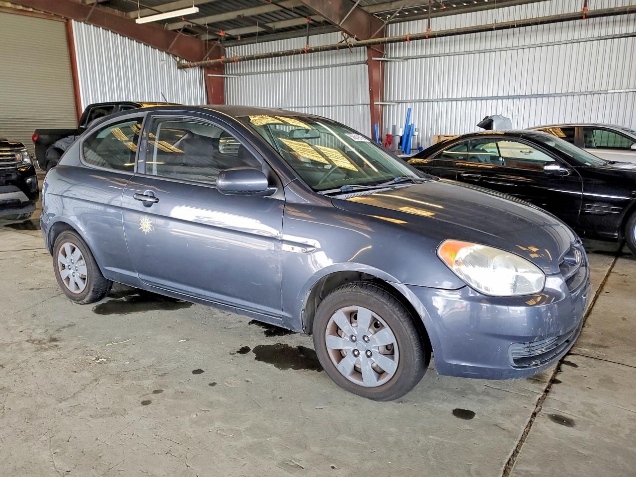 2010 Hyundai Accent Gs Gray vin: KMHCM3AC4AU162232