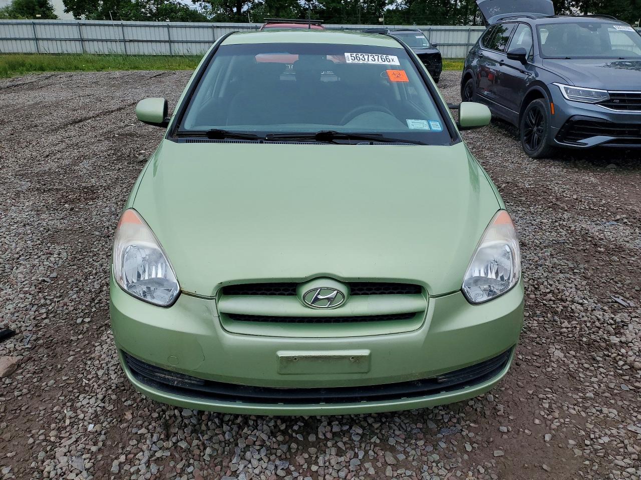 2011 Hyundai Accent Green vin: KMHCM3AC4BU192560