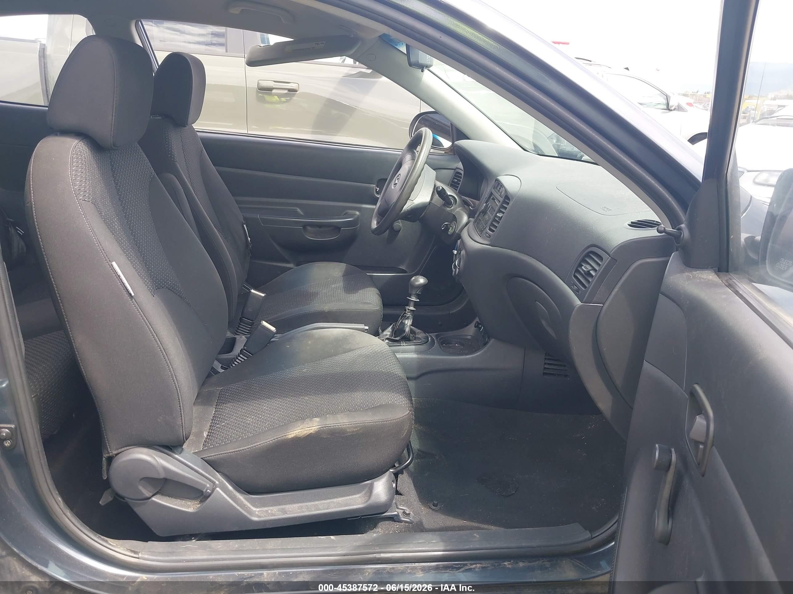 2010 Hyundai Accent Blue Blue vin: KMHCM3AC5AU166970