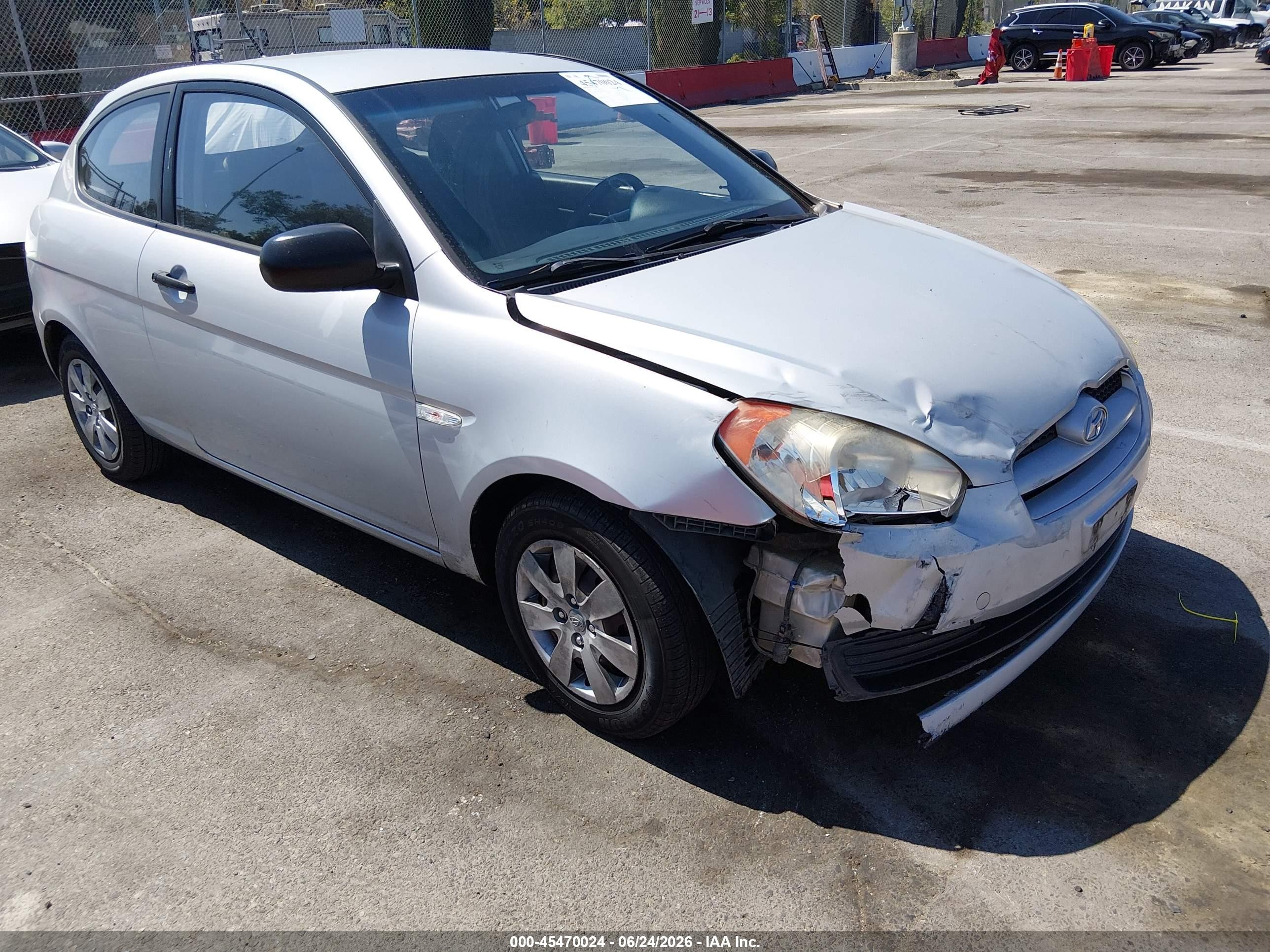 2010 Hyundai Accent Blue Gray vin: KMHCM3AC5AU171098