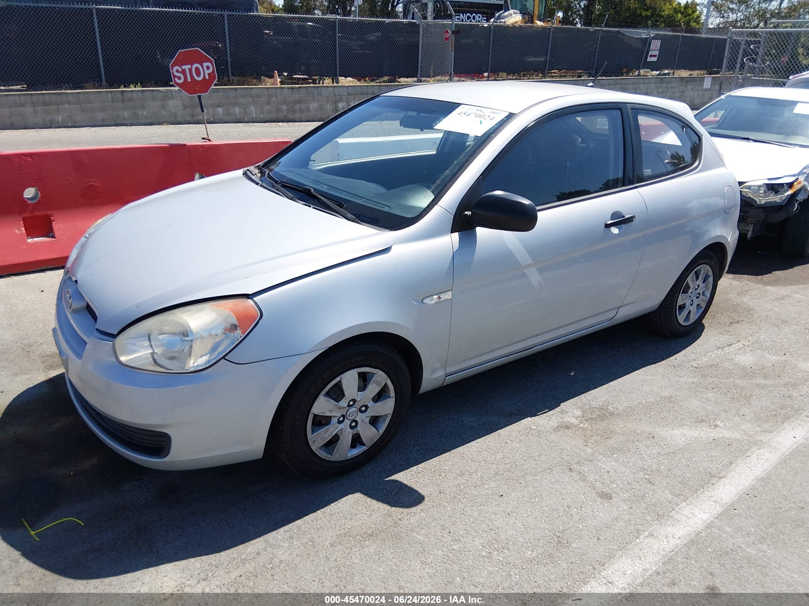 2010 Hyundai Accent Blue Серый vin: KMHCM3AC5AU171098
