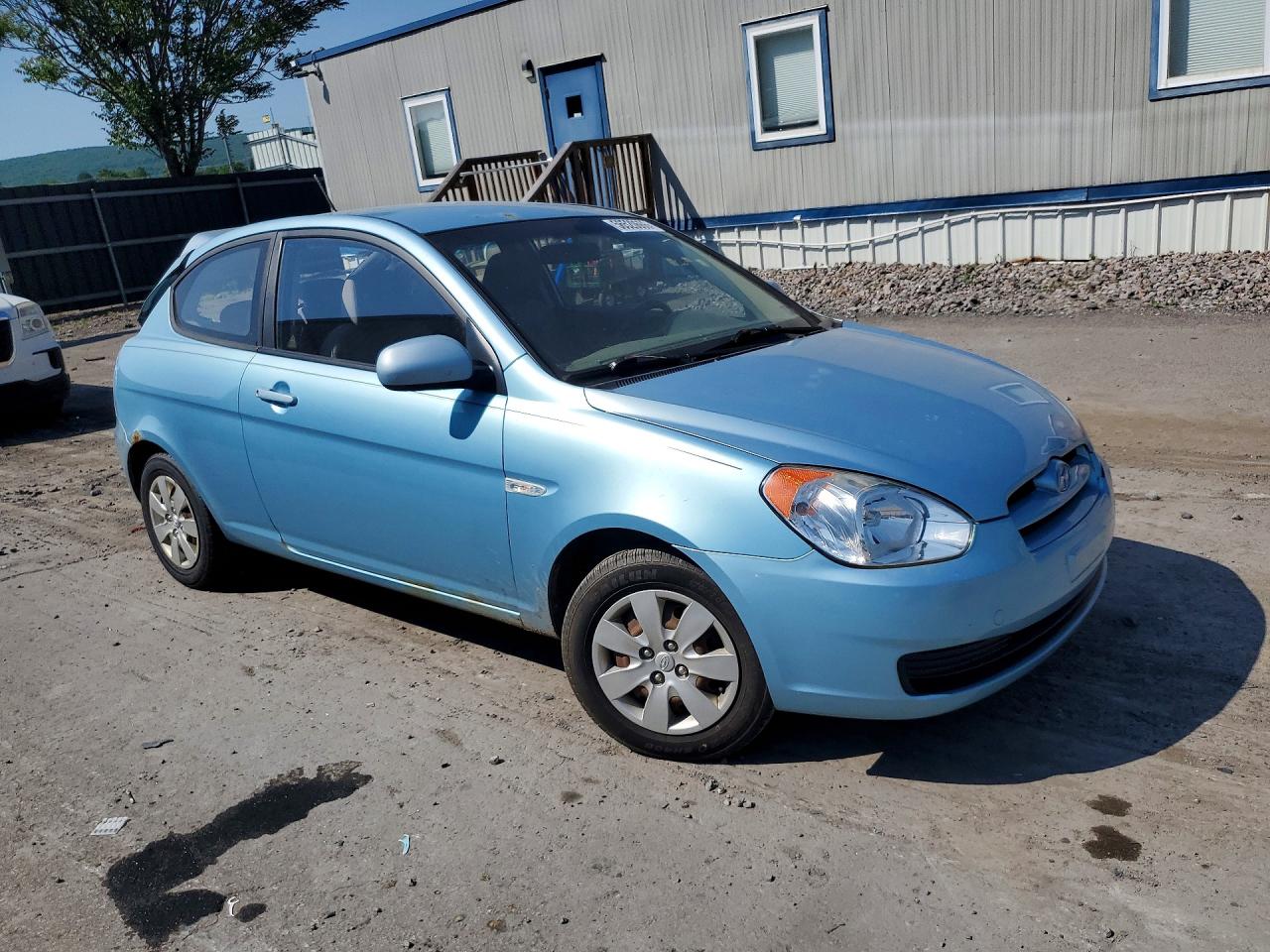 2010 Hyundai Accent Gs Blue vin: KMHCM3AC5AU175457