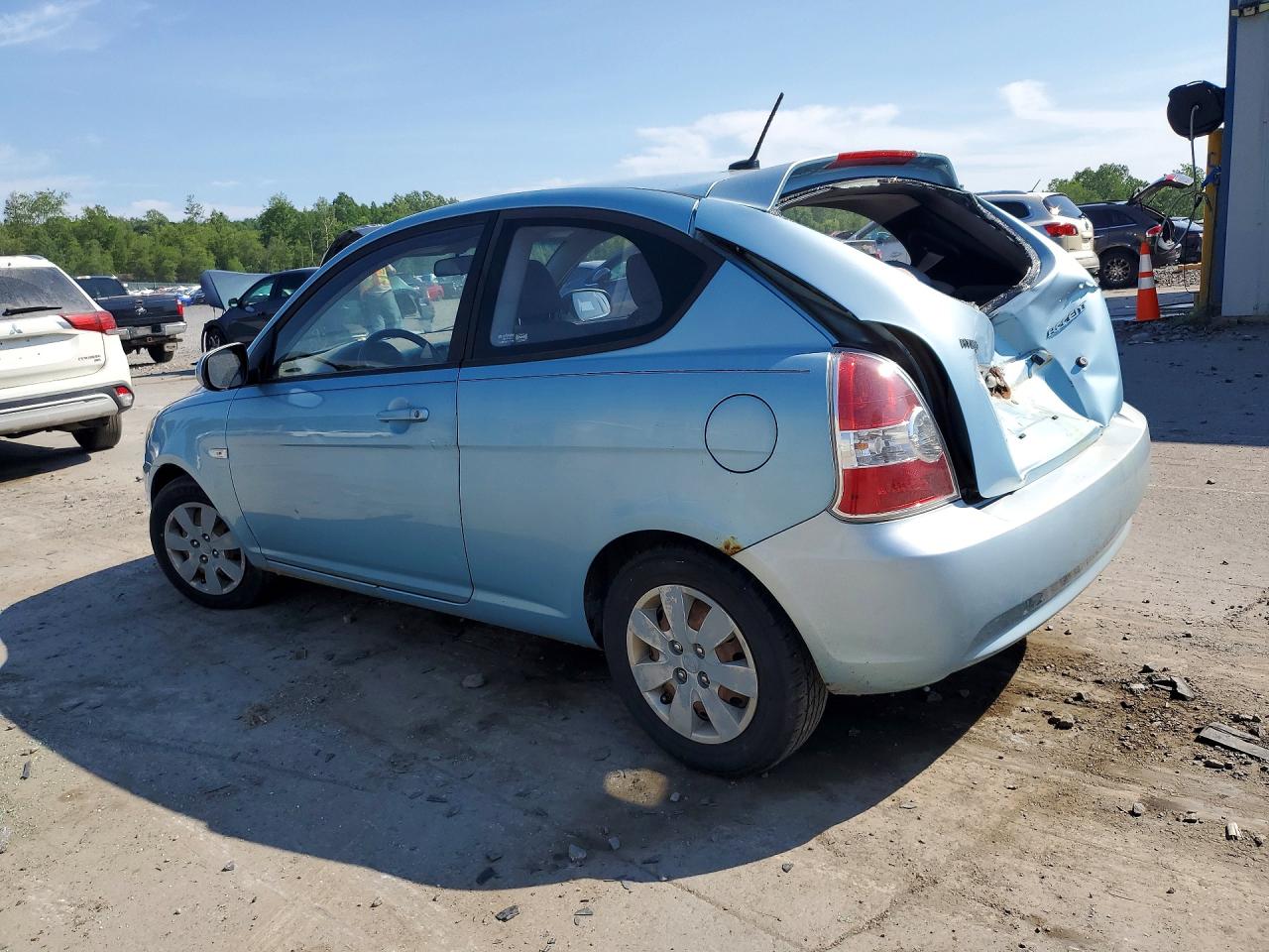 2010 Hyundai Accent Gs Blue vin: KMHCM3AC5AU175457