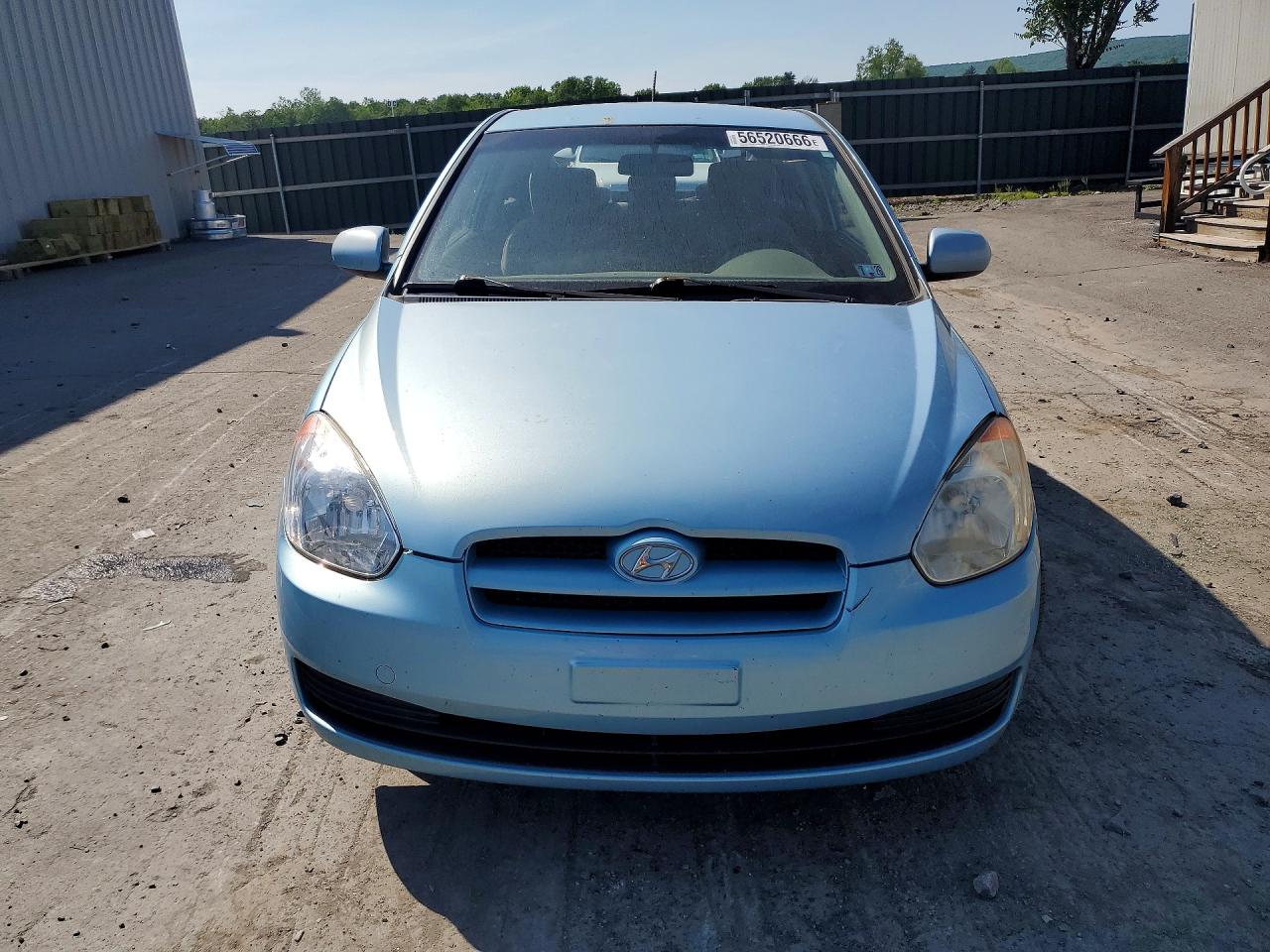 2010 Hyundai Accent Gs Blue vin: KMHCM3AC5AU175457