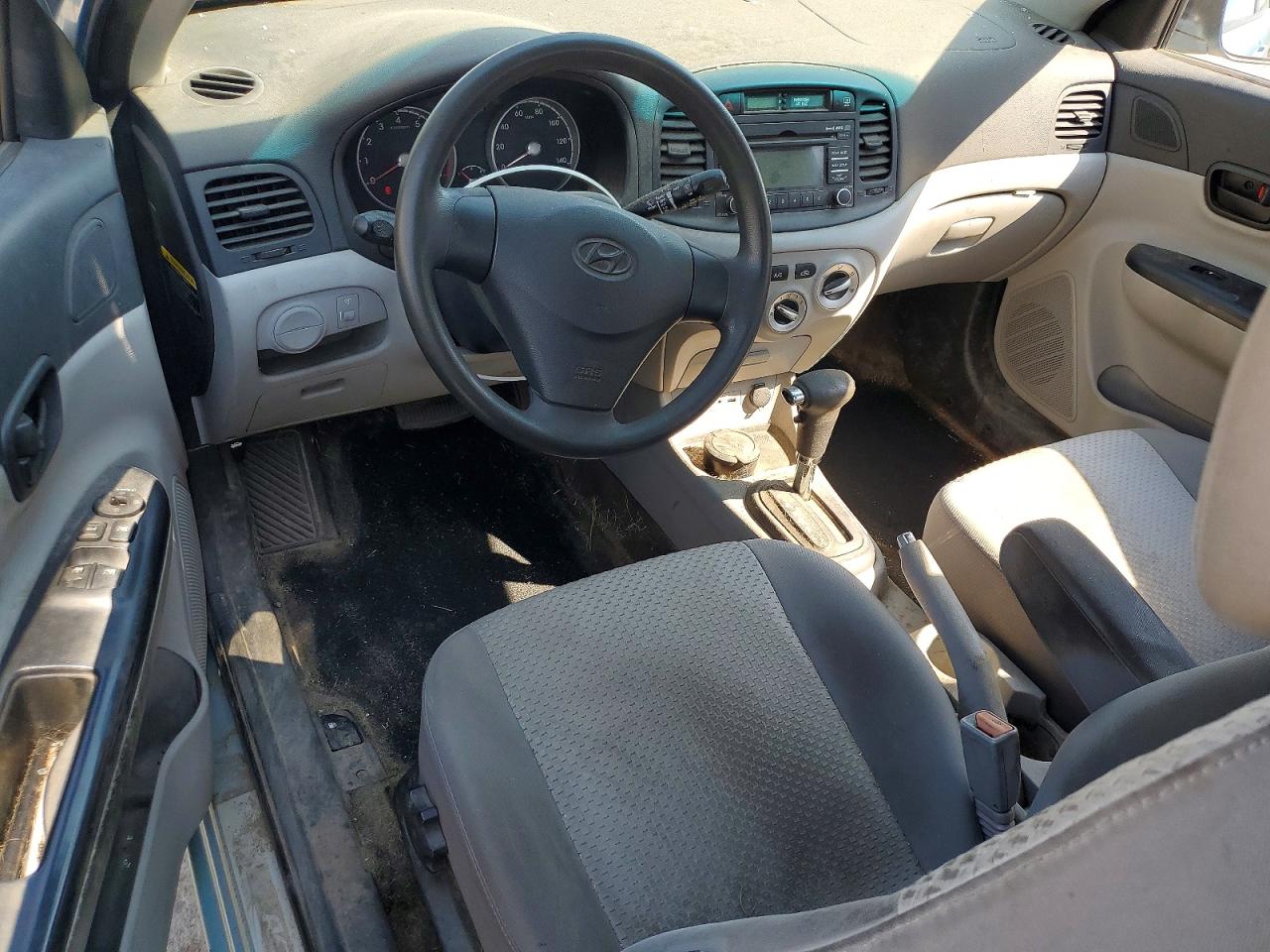 2010 Hyundai Accent Gs Blue vin: KMHCM3AC5AU175457