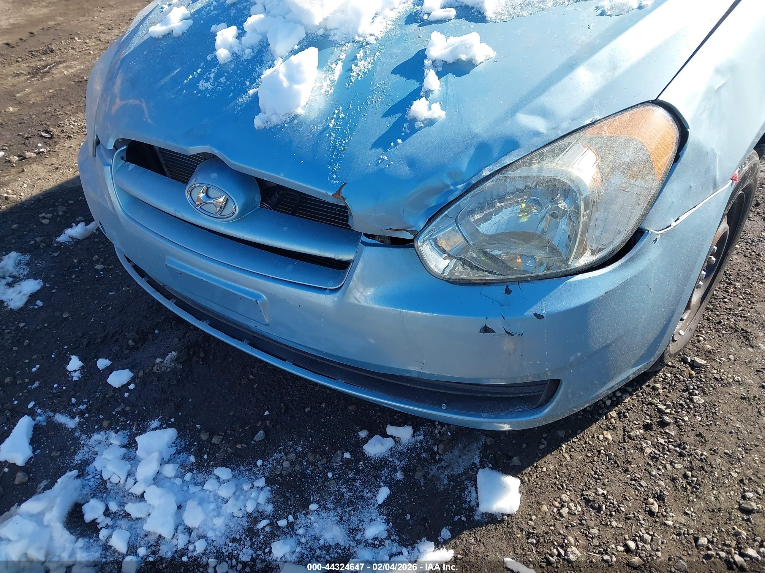 2011 Hyundai Accent Gs Синий vin: KMHCM3AC5BU200519