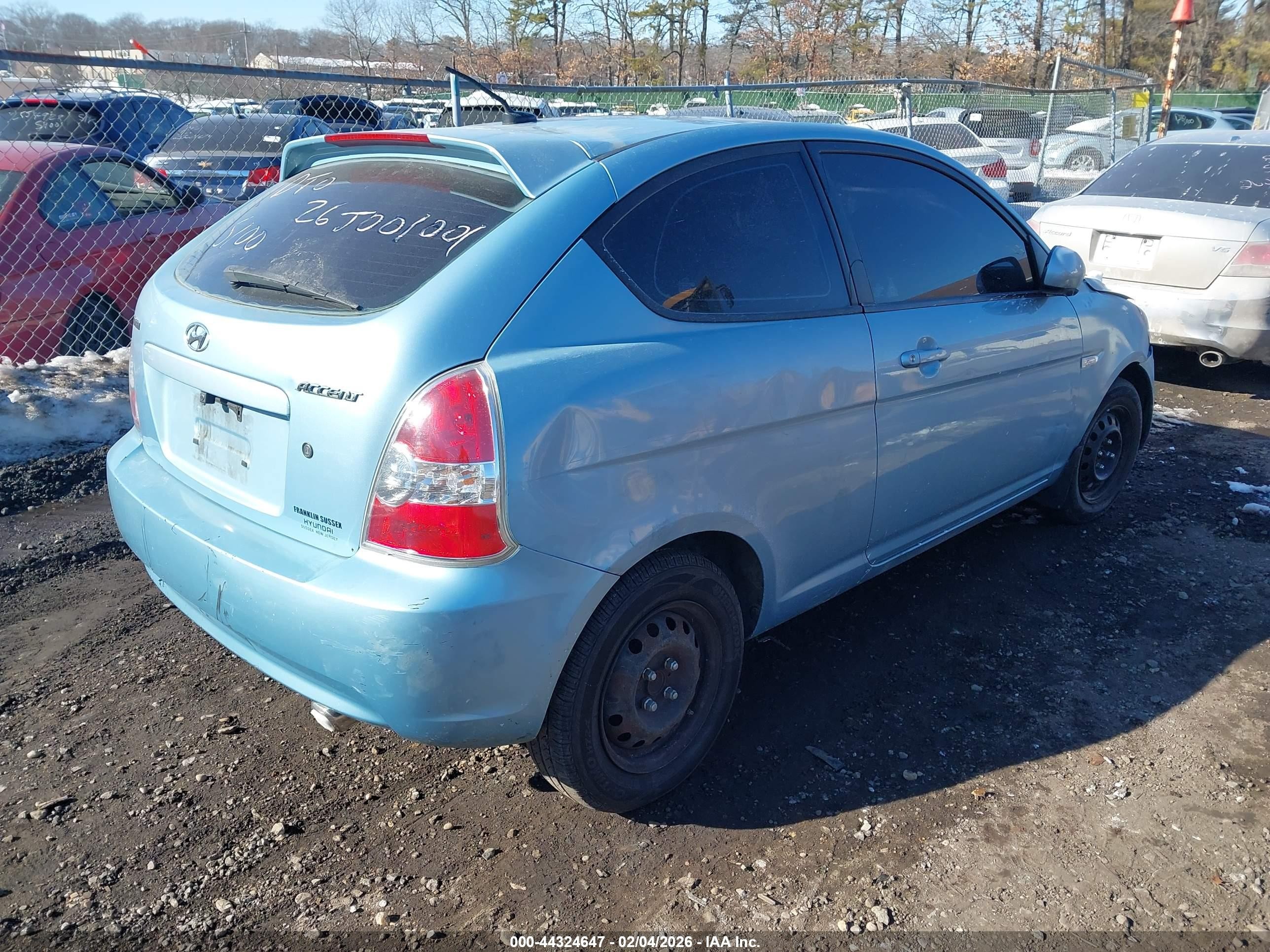 2011 Hyundai Accent Gs Синий vin: KMHCM3AC5BU200519