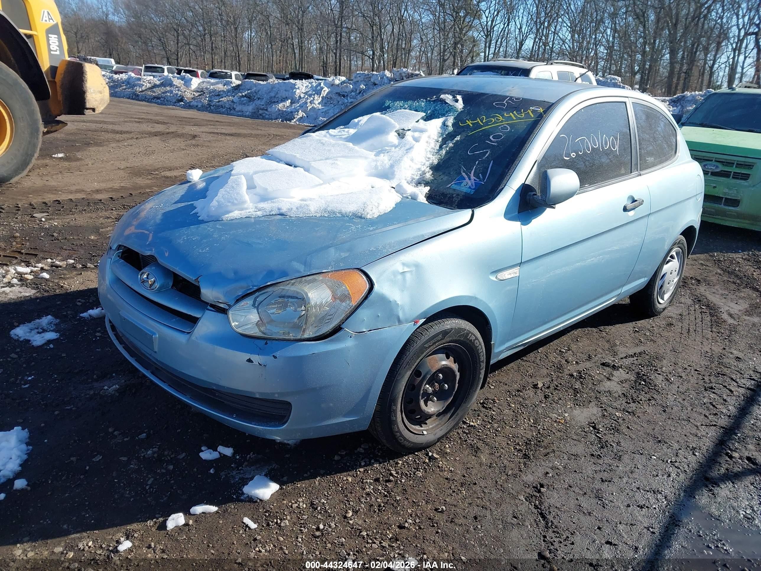 2011 Hyundai Accent Gs Синий vin: KMHCM3AC5BU200519
