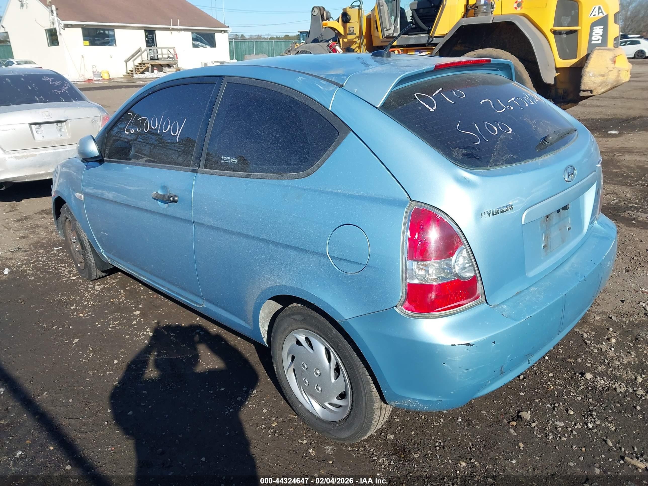 2011 Hyundai Accent Gs Синий vin: KMHCM3AC5BU200519