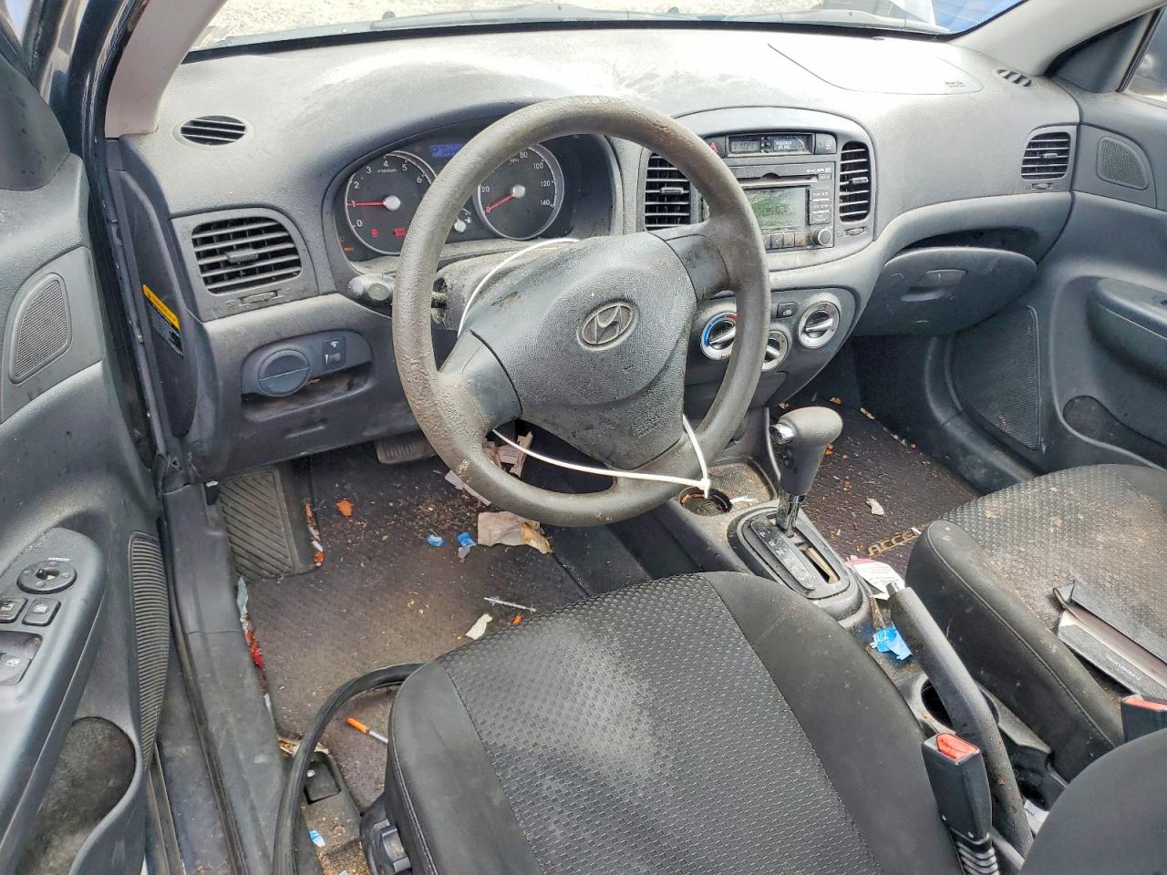 2010 Hyundai Accent Gs Blue vin: KMHCM3AC6AU161230