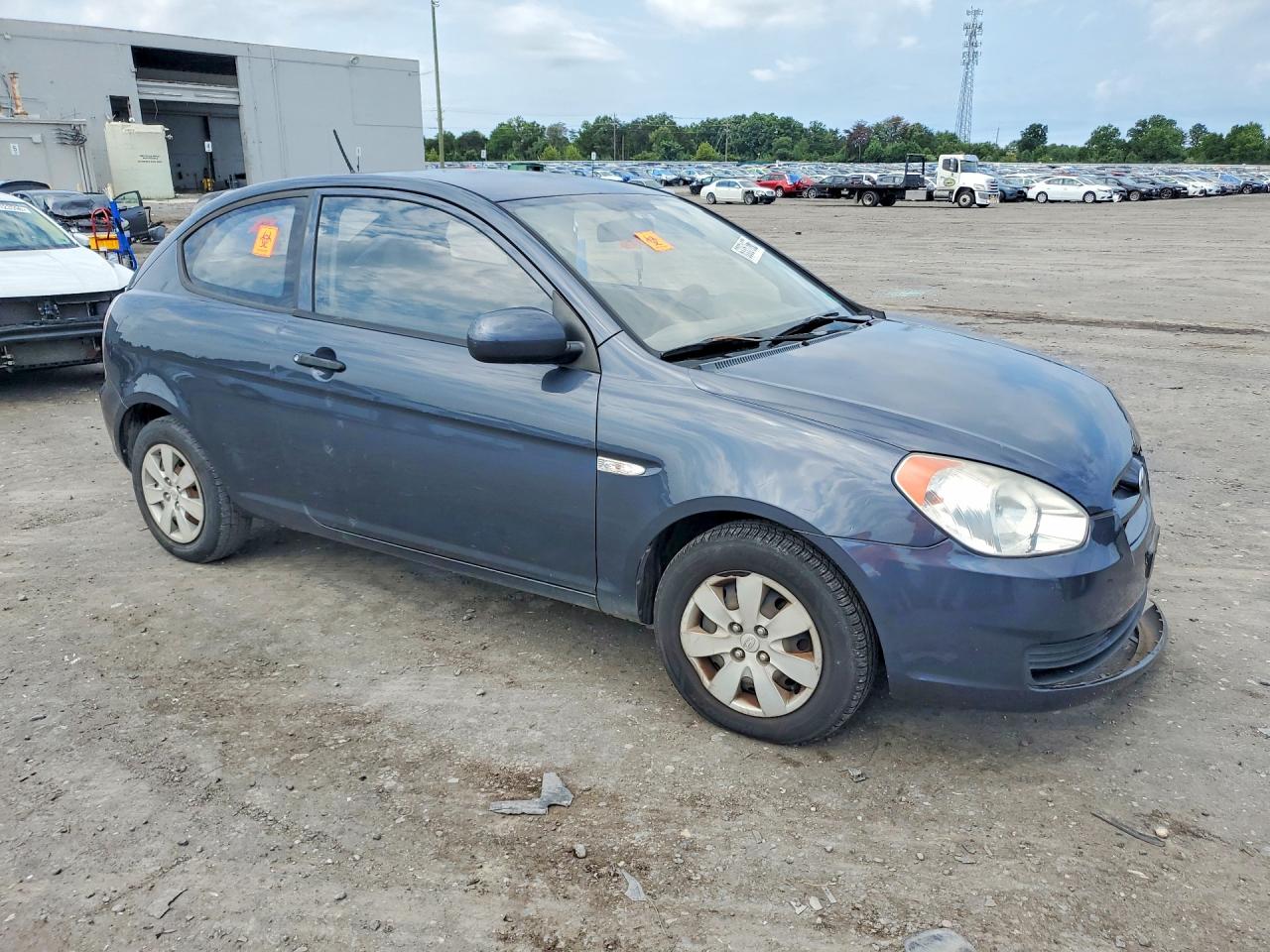 2010 Hyundai Accent Gs Blue vin: KMHCM3AC6AU161230