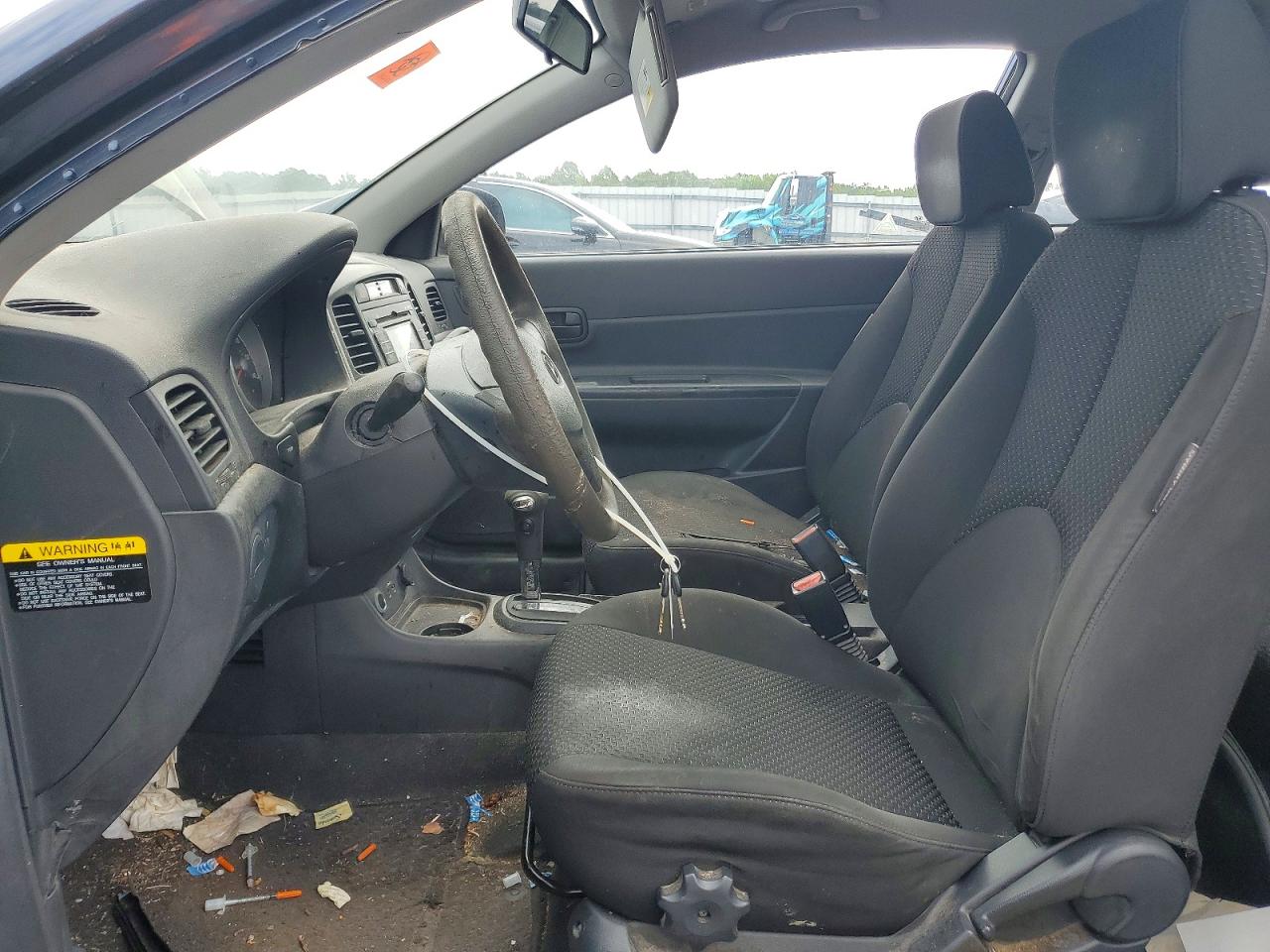 2010 Hyundai Accent Gs Blue vin: KMHCM3AC6AU161230