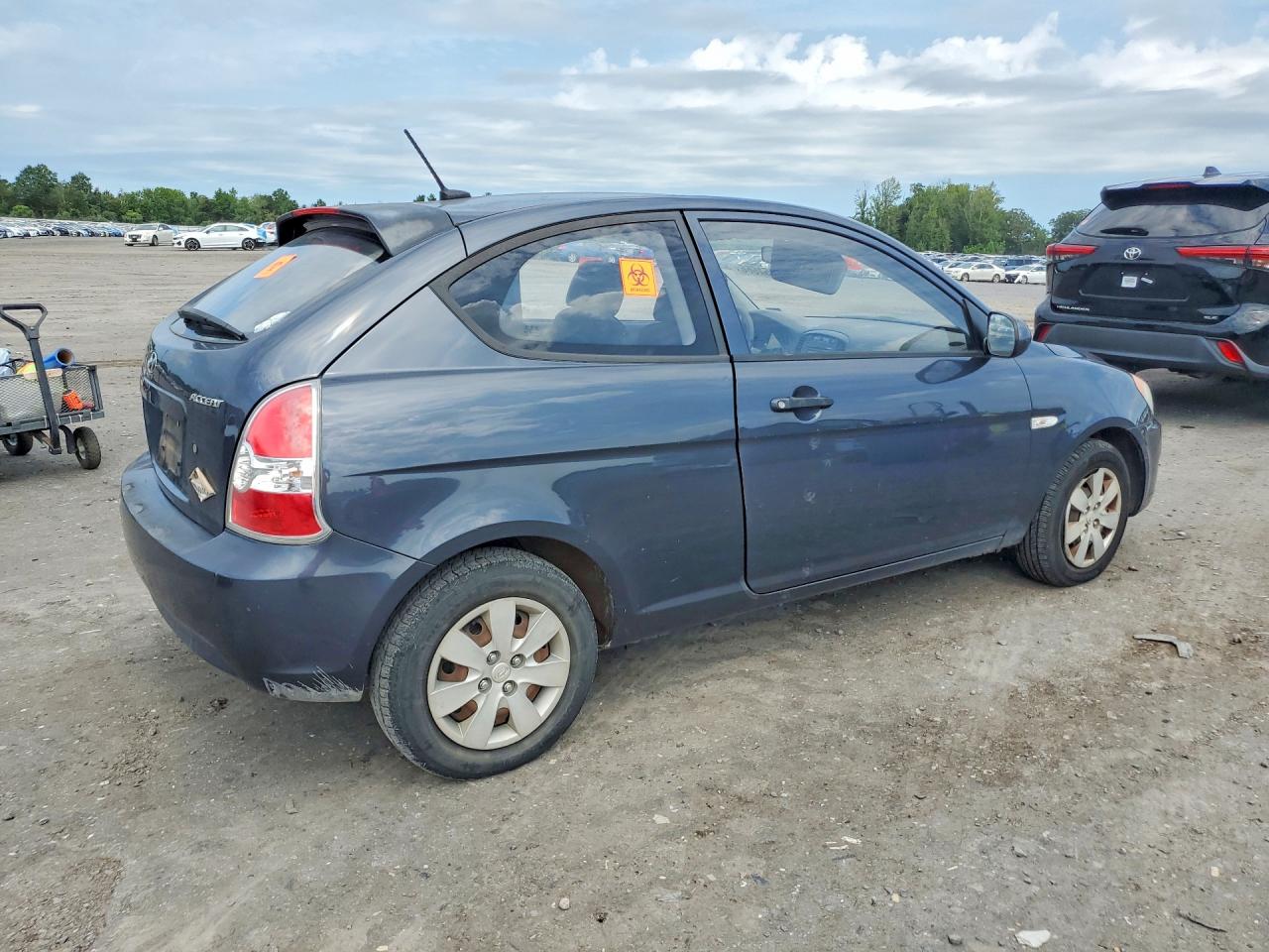 2010 Hyundai Accent Gs Blue vin: KMHCM3AC6AU161230