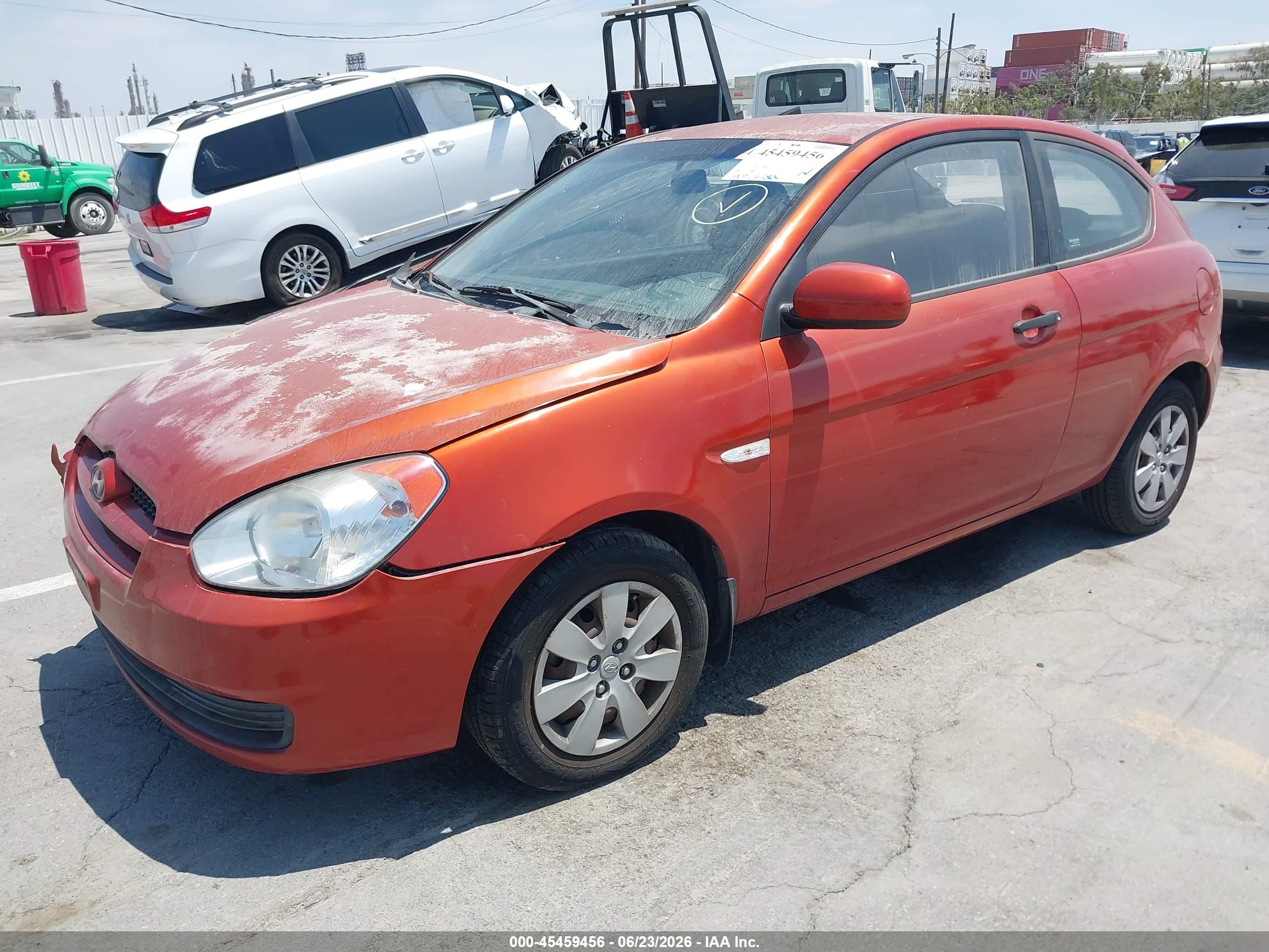 2010 Hyundai Accent Gs Orange vin: KMHCM3AC6AU162636