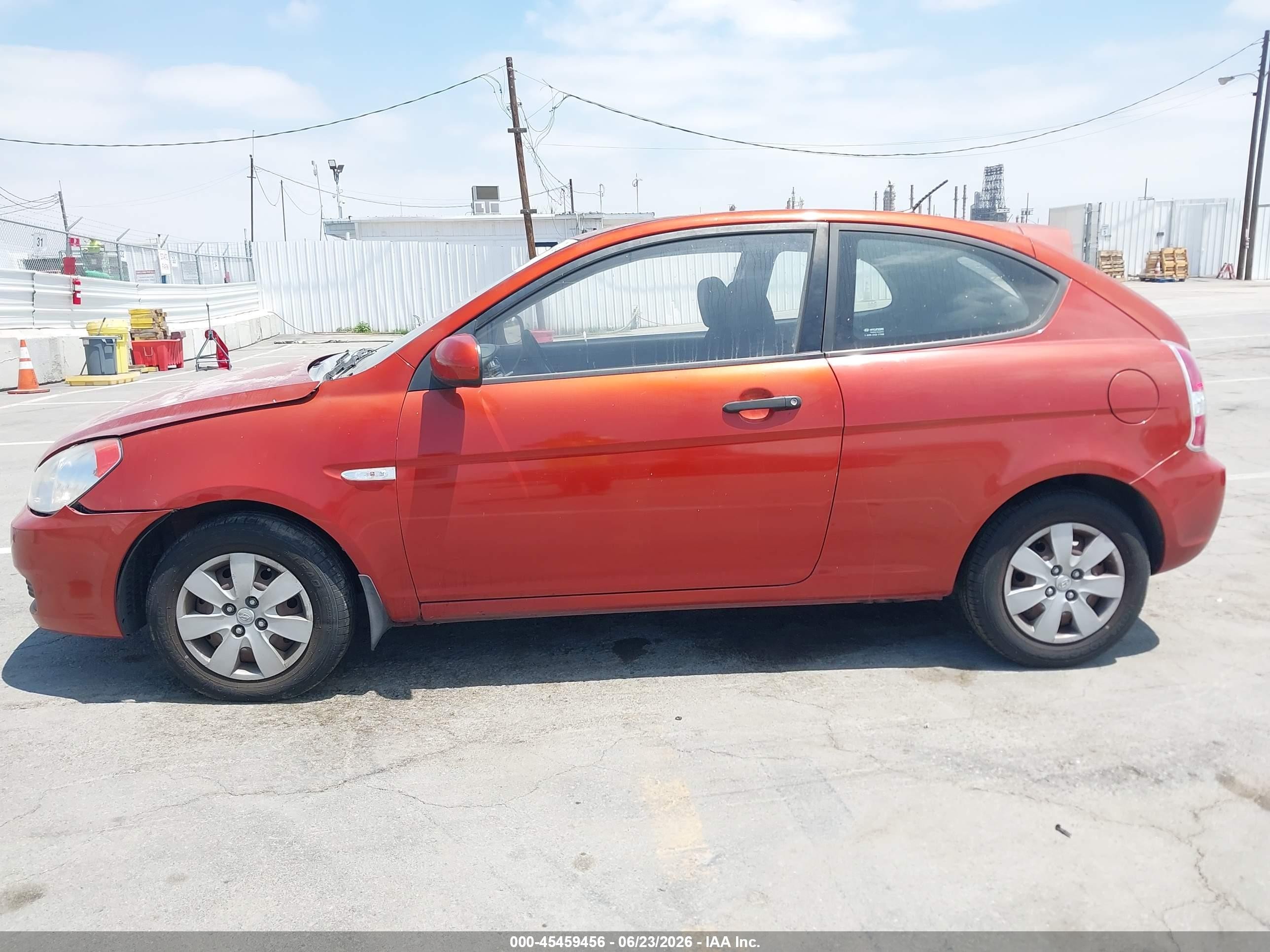 2010 Hyundai Accent Gs Orange vin: KMHCM3AC6AU162636