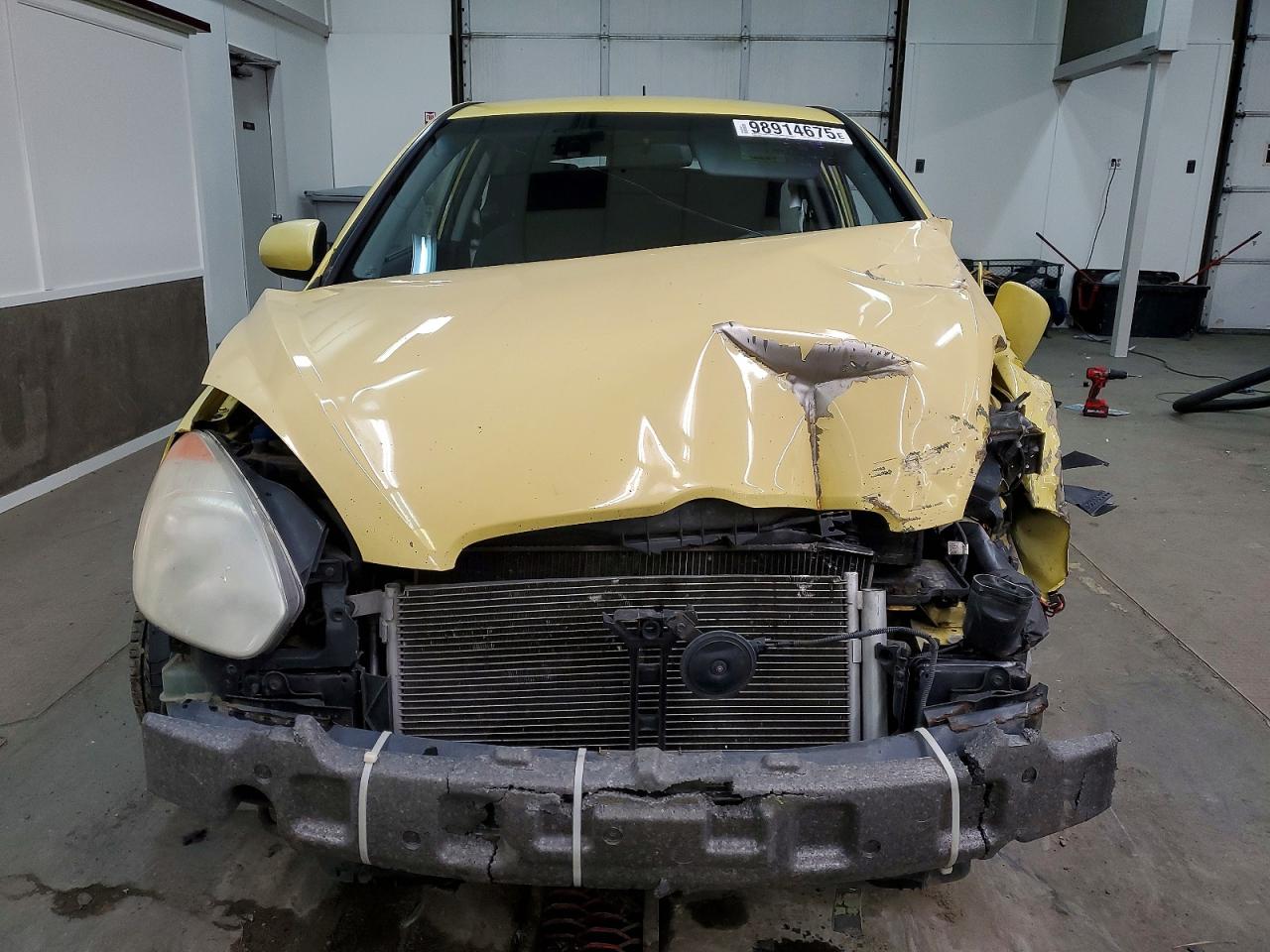 2010 Hyundai Accent Blue Yellow vin: KMHCM3AC6AU181901