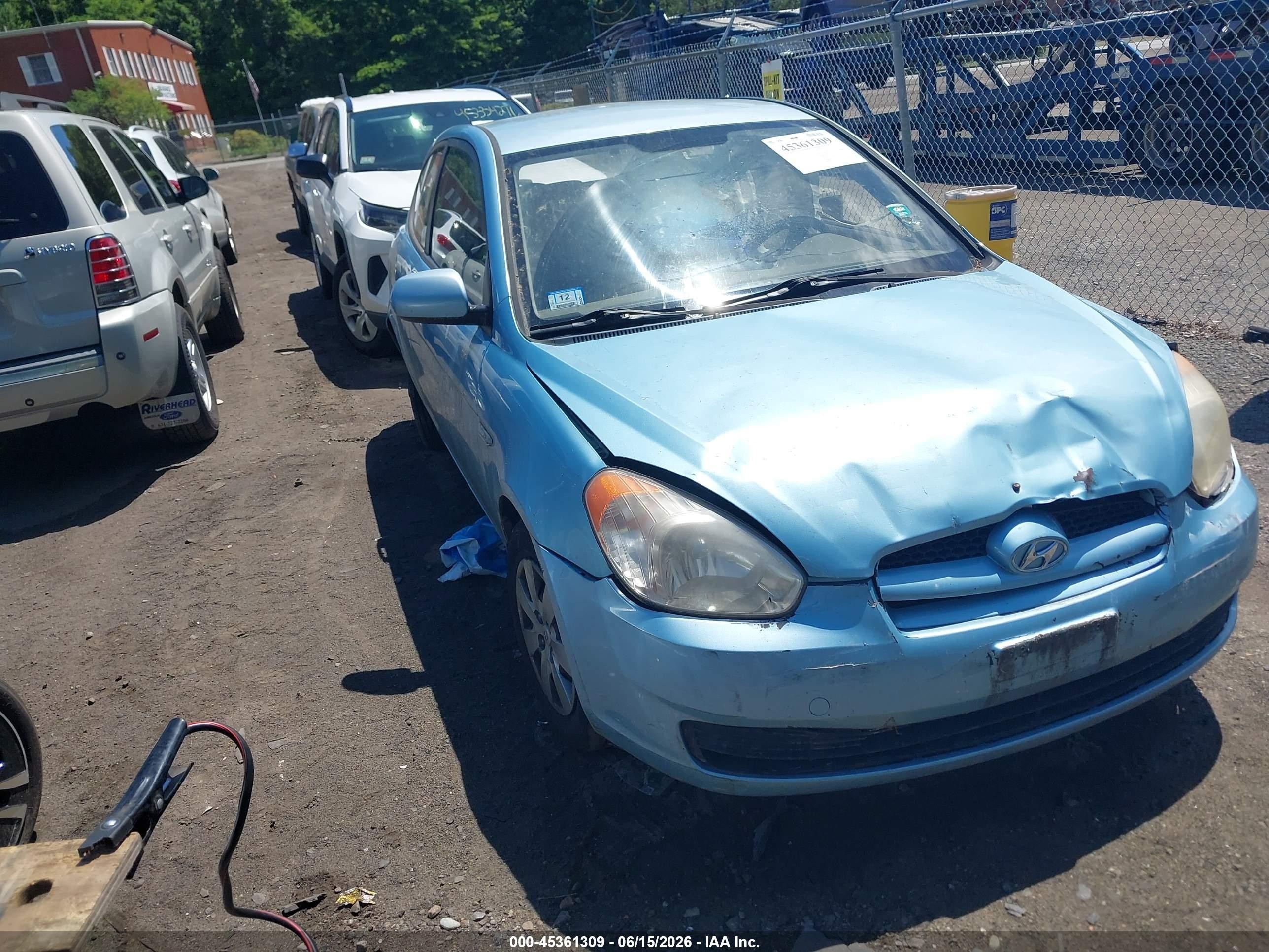 2010 Hyundai Accent Gs Blue vin: KMHCM3AC7AU161351