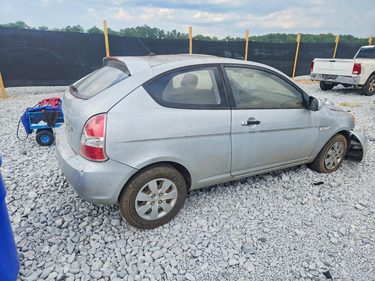 2010 Hyundai Accent Gs Gray vin: KMHCM3AC7AU184998