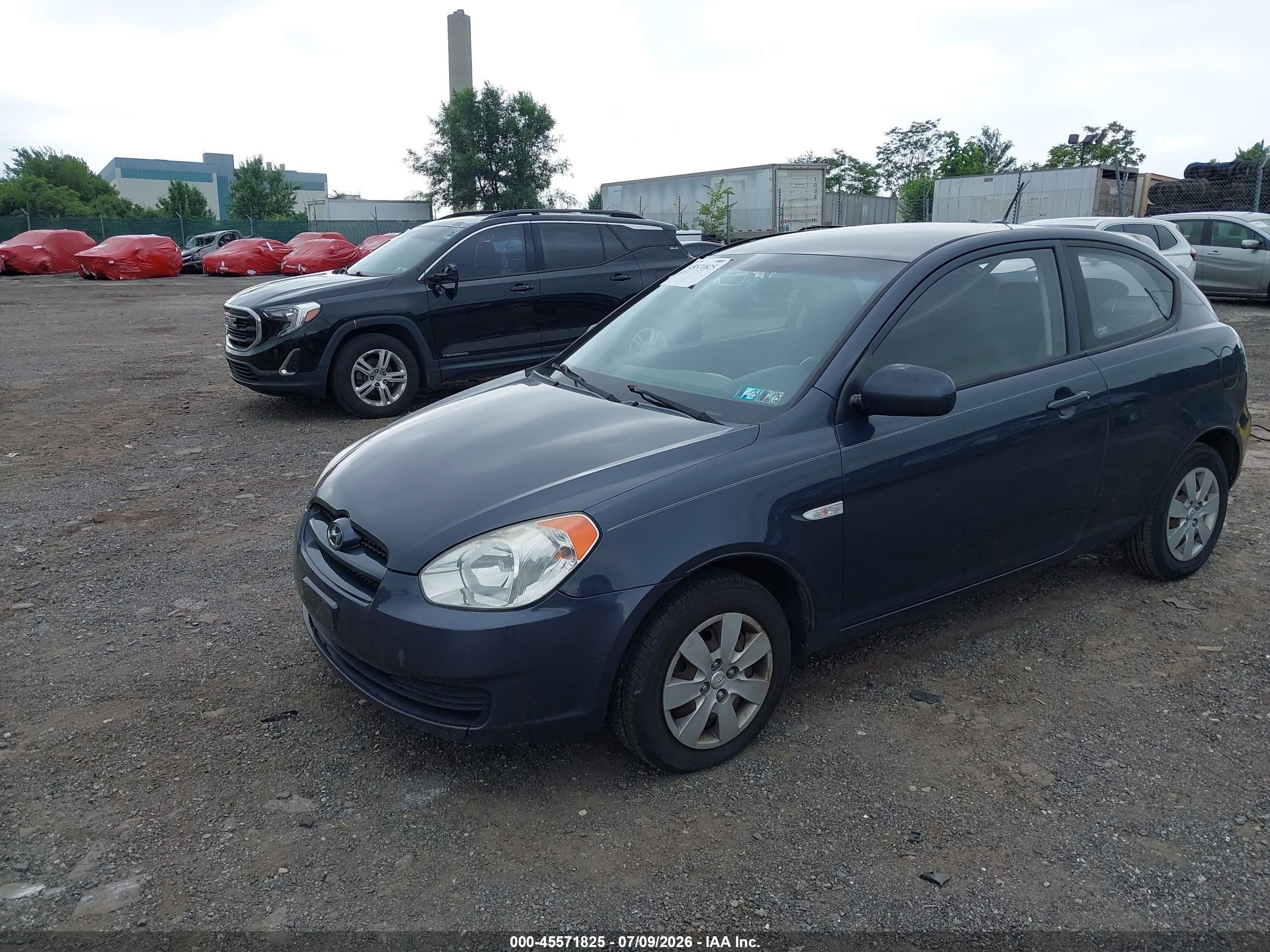 2011 Hyundai Accent Gs Gray vin: KMHCM3AC7BU191502