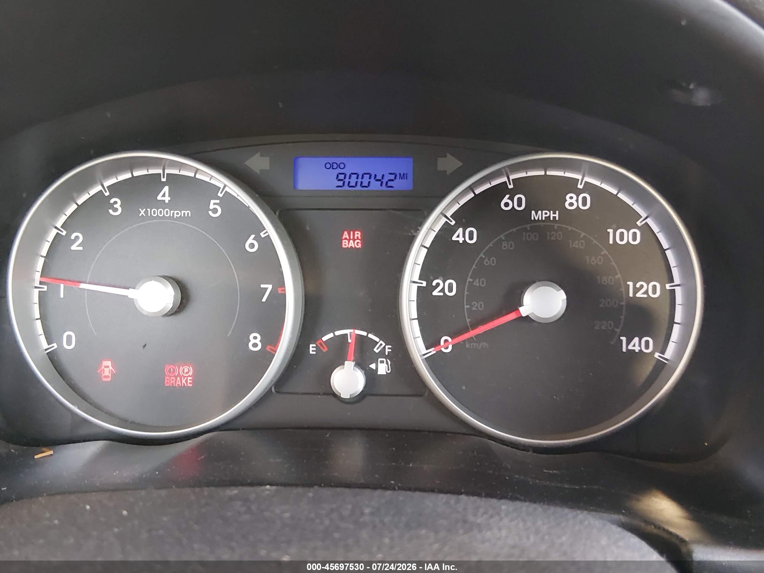 2011 Hyundai Accent Gl Blue vin: KMHCM3AC7BU200666