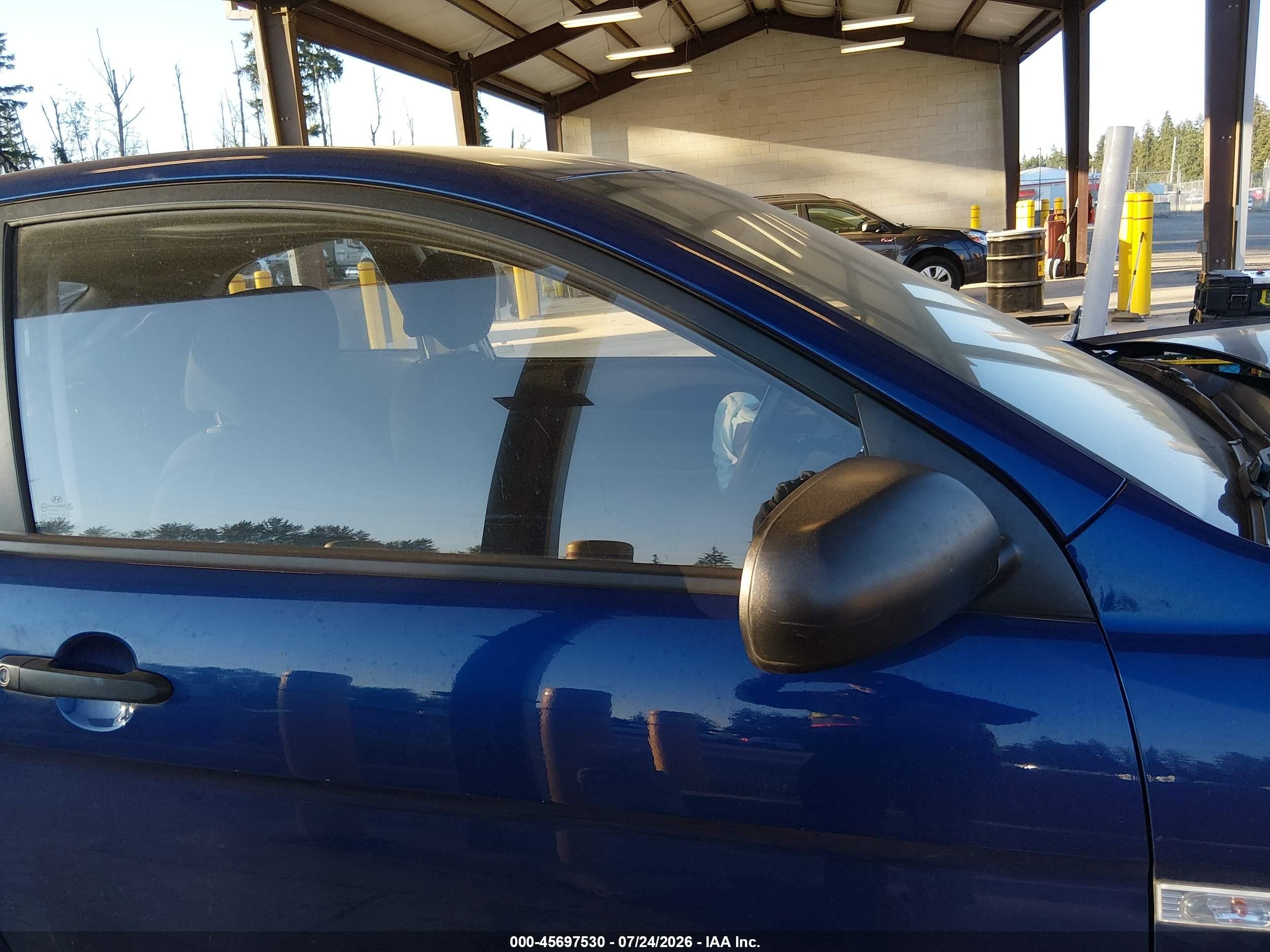 2011 Hyundai Accent Gl Blue vin: KMHCM3AC7BU200666
