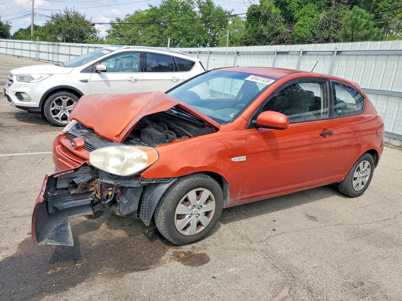 2010 Hyundai Accent Gs Оранжевый vin: KMHCM3AC8AU161875