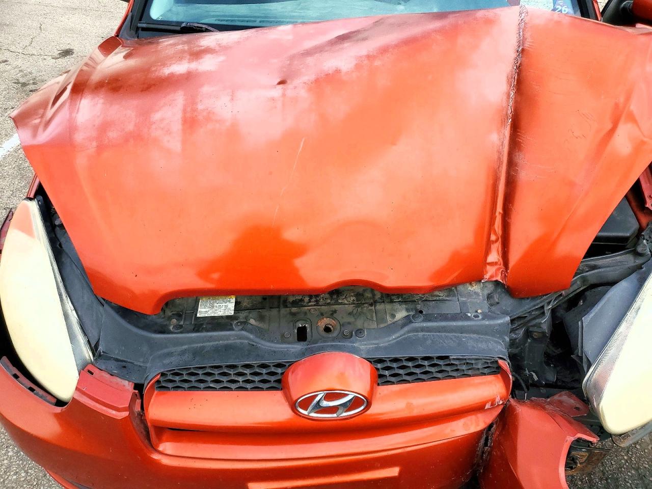 2010 Hyundai Accent Gs Оранжевый vin: KMHCM3AC8AU161875