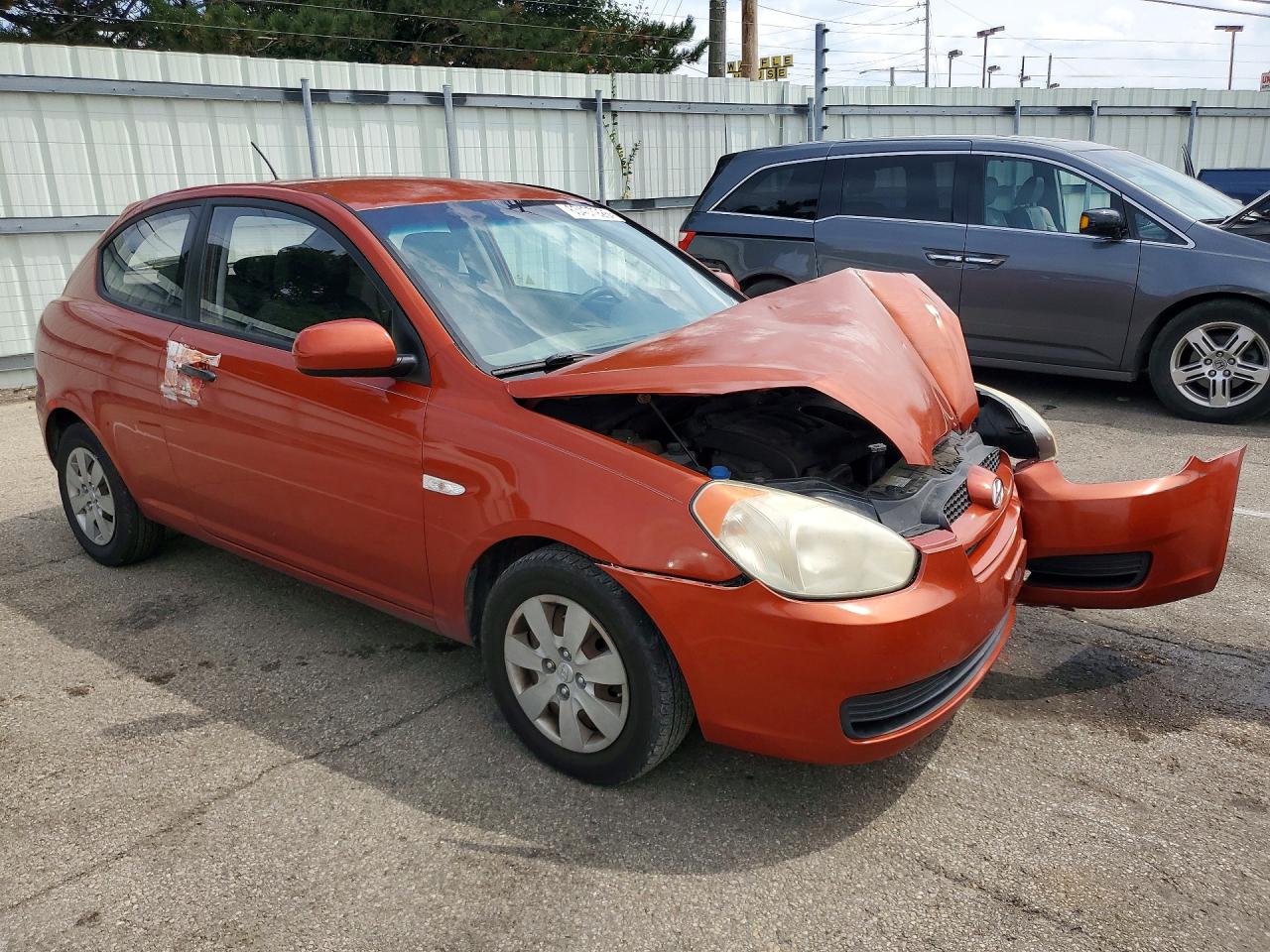 2010 Hyundai Accent Gs Оранжевый vin: KMHCM3AC8AU161875