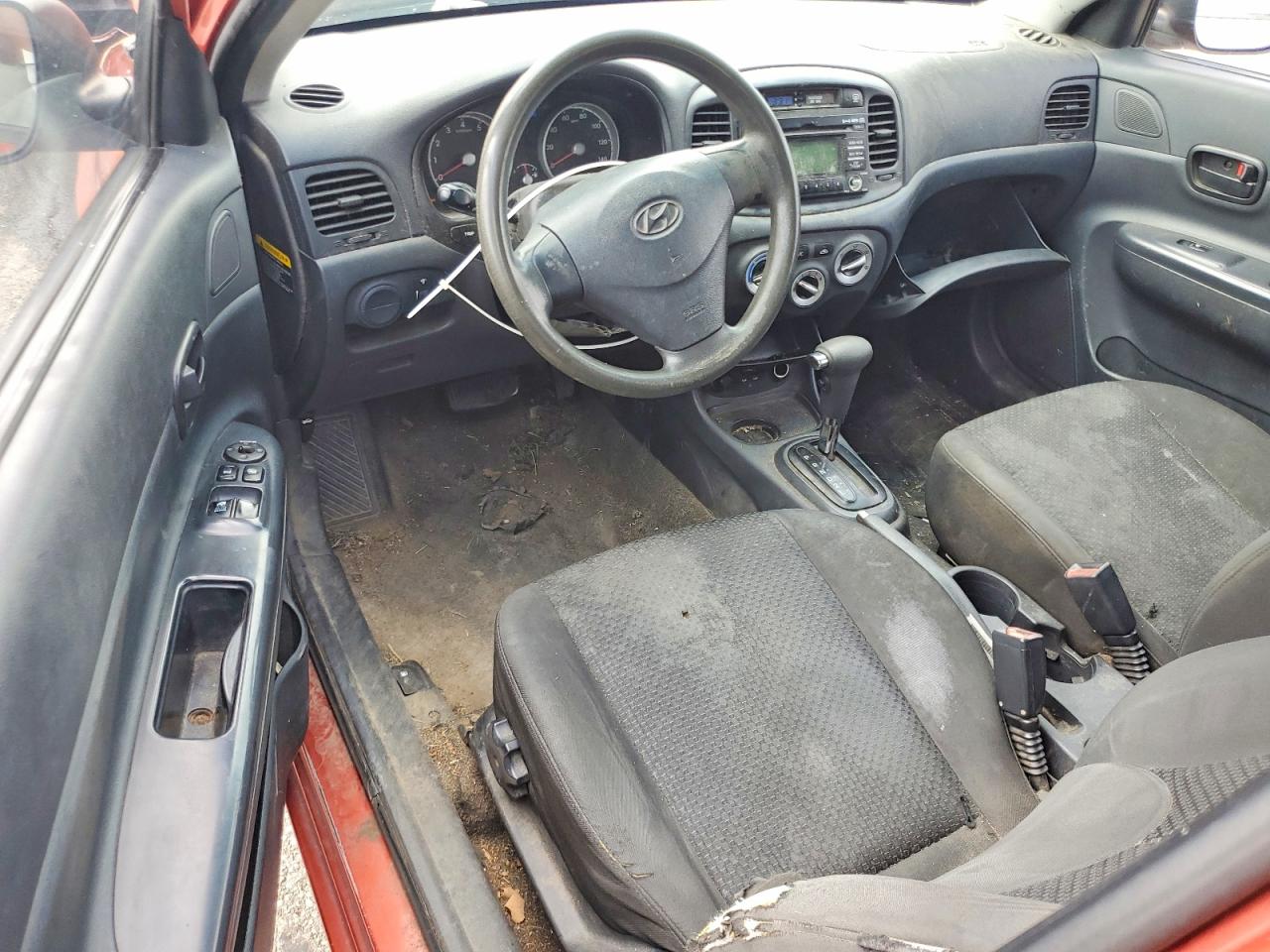 2010 Hyundai Accent Gs Оранжевый vin: KMHCM3AC8AU161875