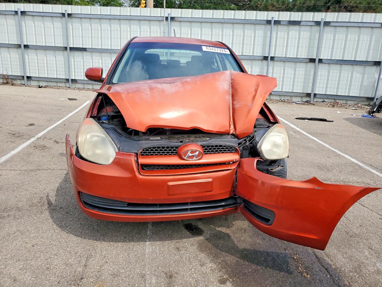 2010 Hyundai Accent Gs Оранжевый vin: KMHCM3AC8AU161875