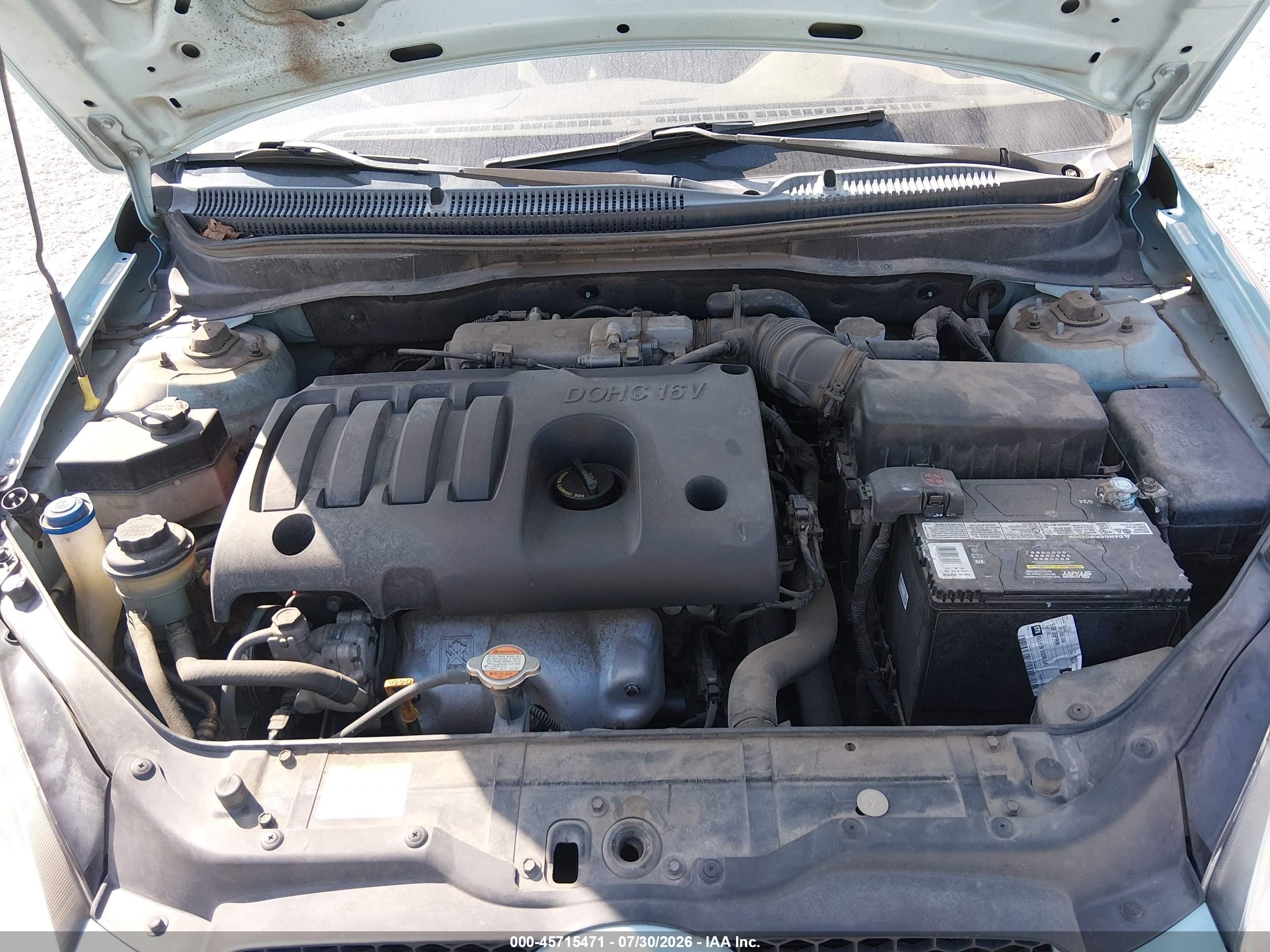2010 Hyundai Accent Gs Blue vin: KMHCM3AC8AU162704
