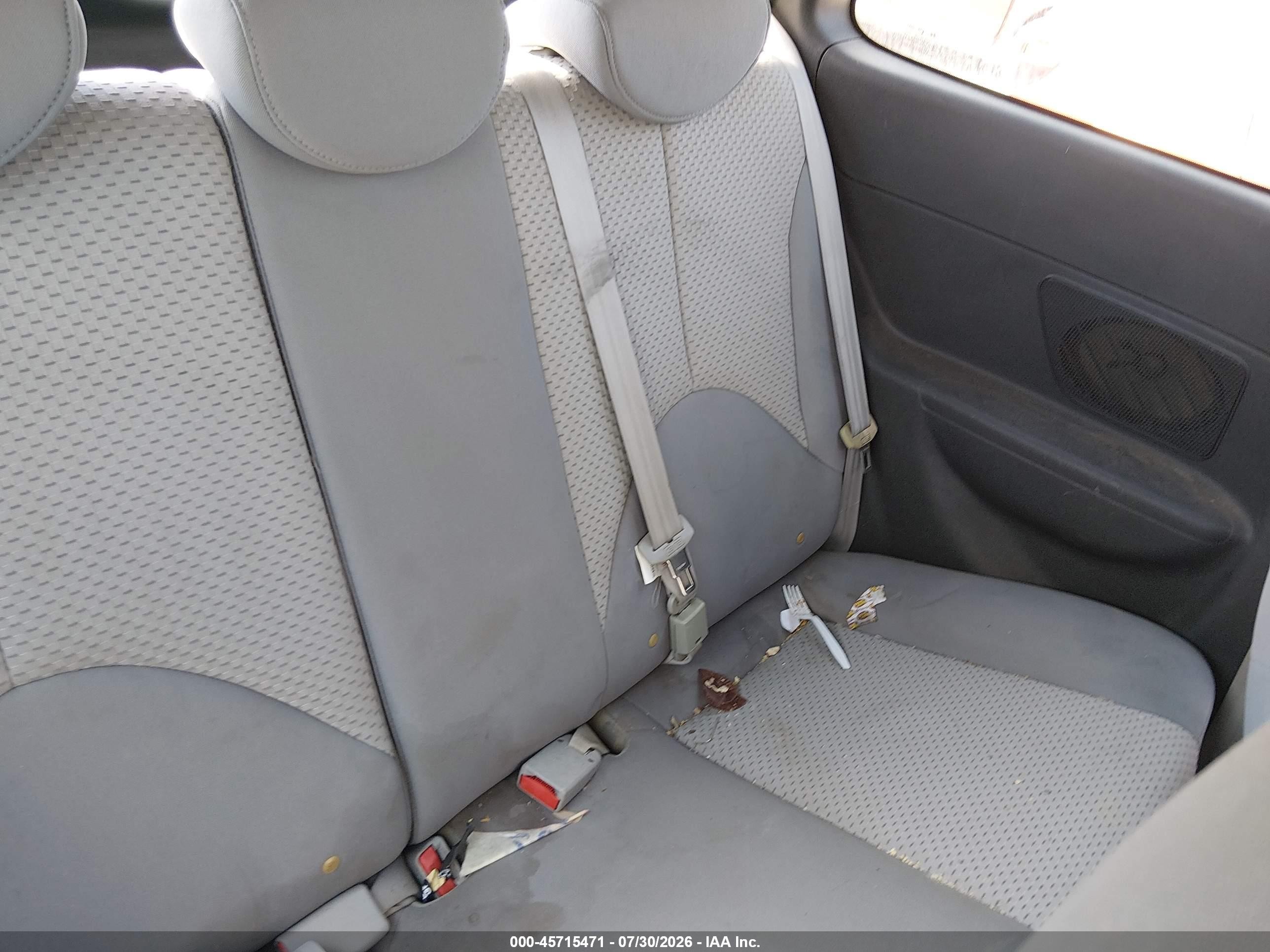 2010 Hyundai Accent Gs Blue vin: KMHCM3AC8AU162704