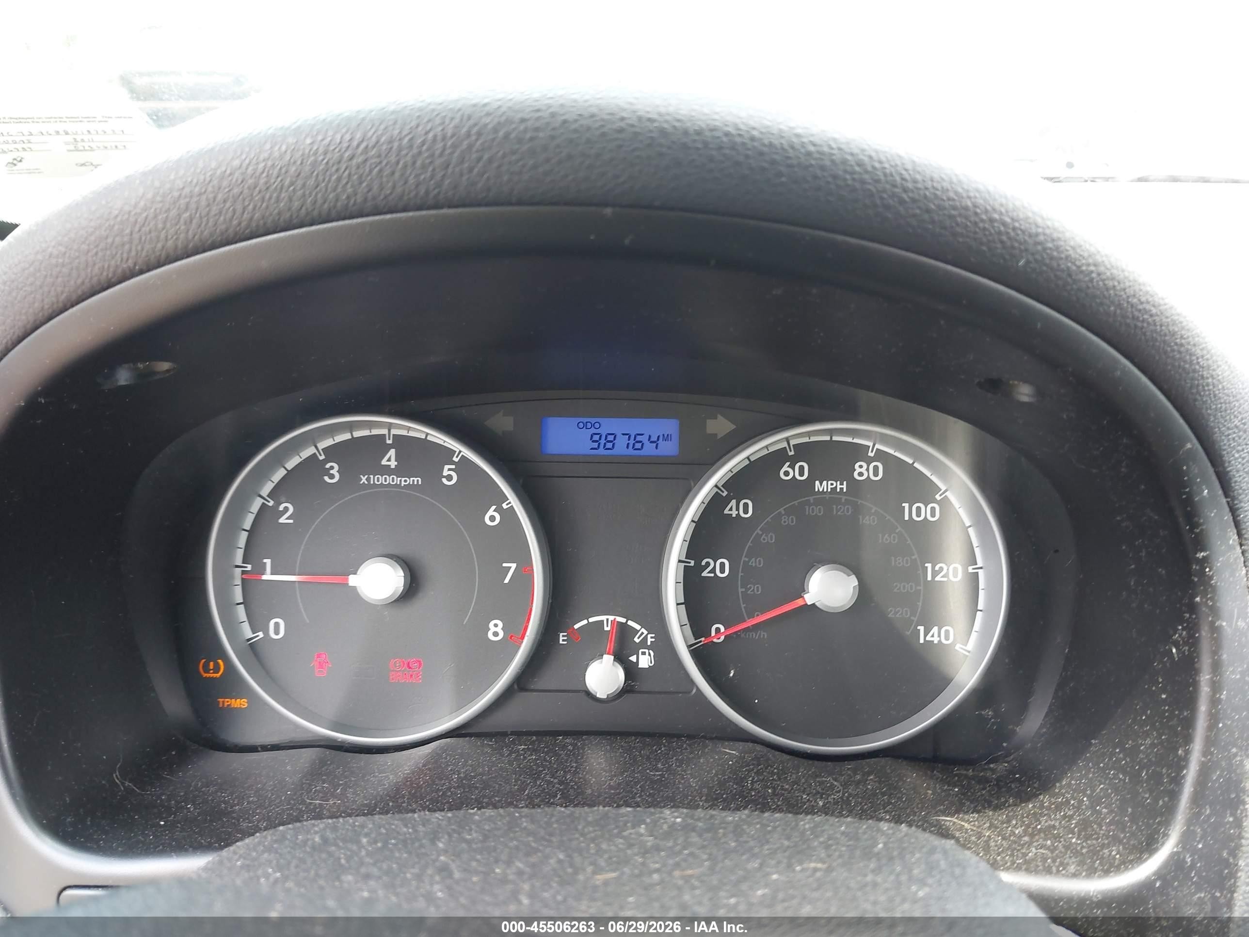 2011 Hyundai Accent Gs Black vin: KMHCM3AC8BU187524