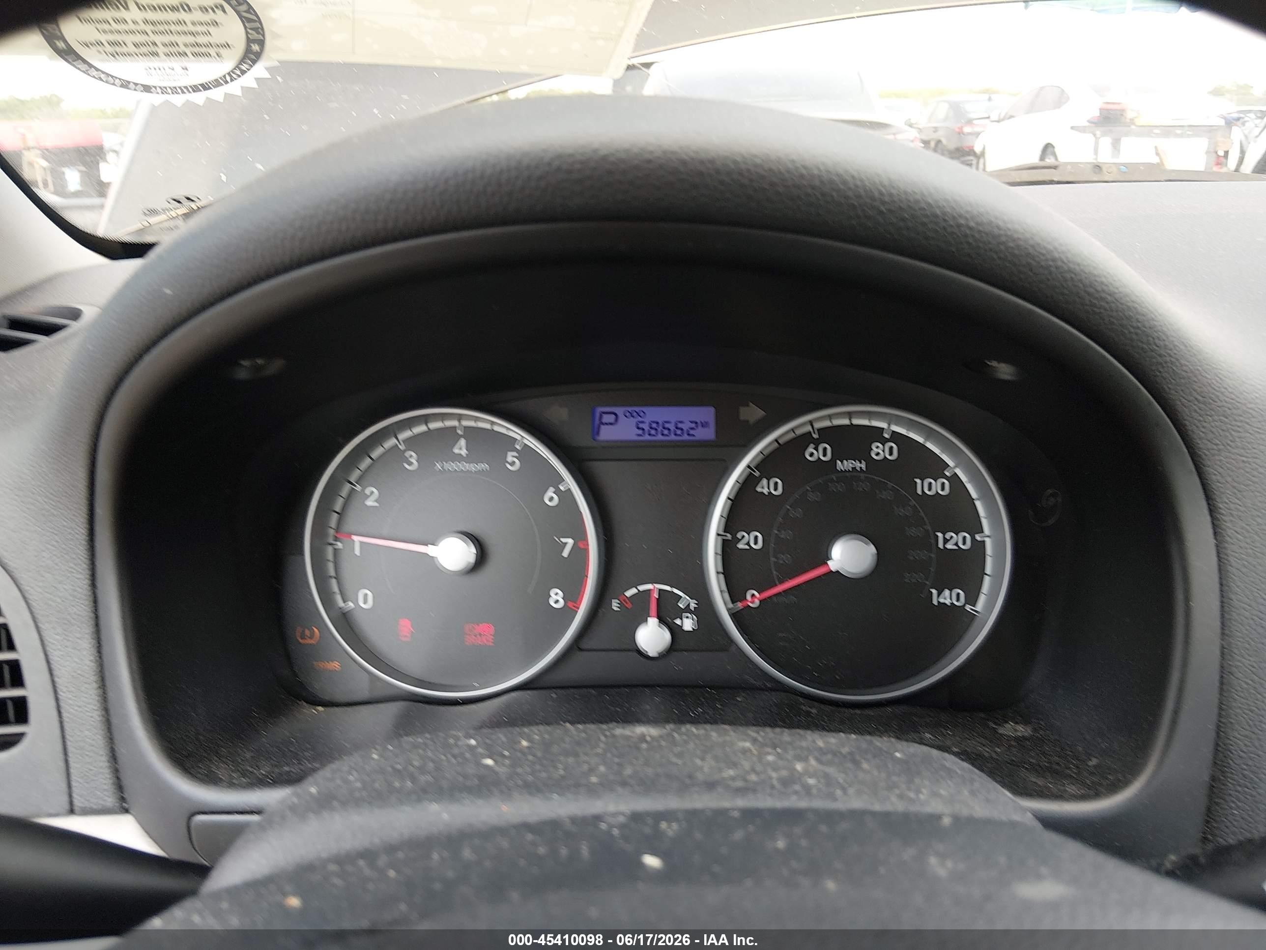 2011 Hyundai Accent Gs Black vin: KMHCM3AC8BU199785