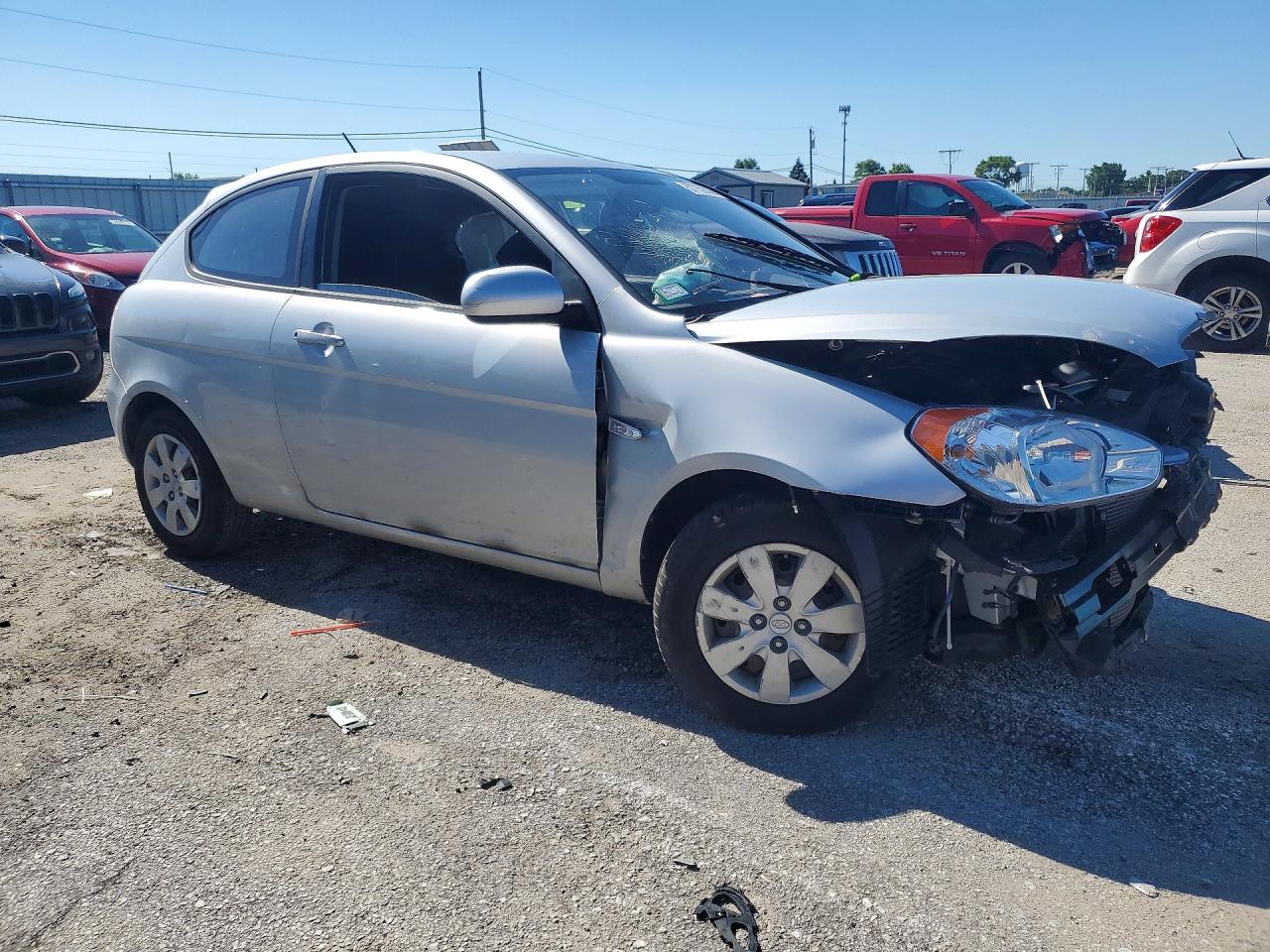 2010 Hyundai Accent Gs Gray vin: KMHCM3AC9AU169032