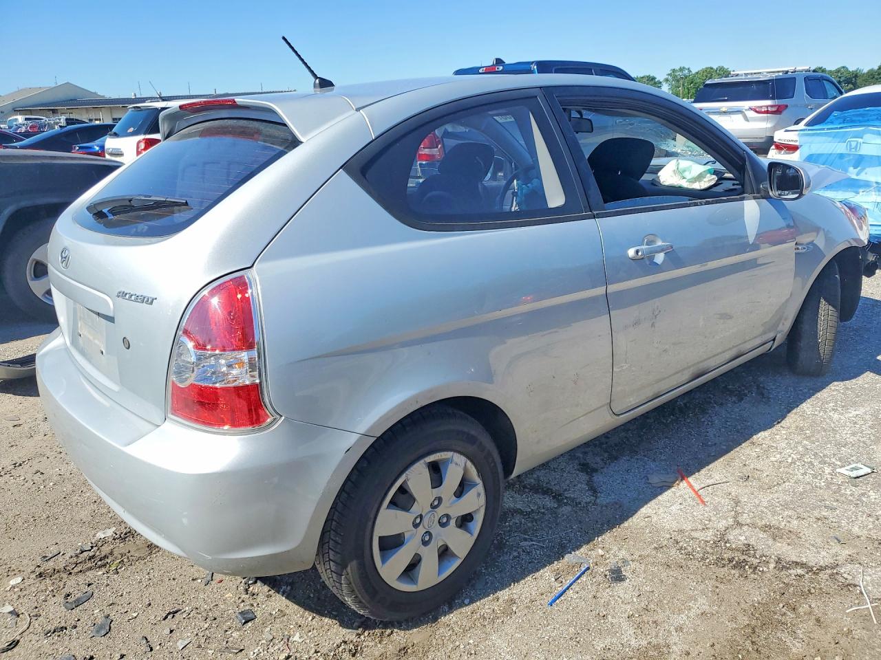 2010 Hyundai Accent Gs Gray vin: KMHCM3AC9AU169032