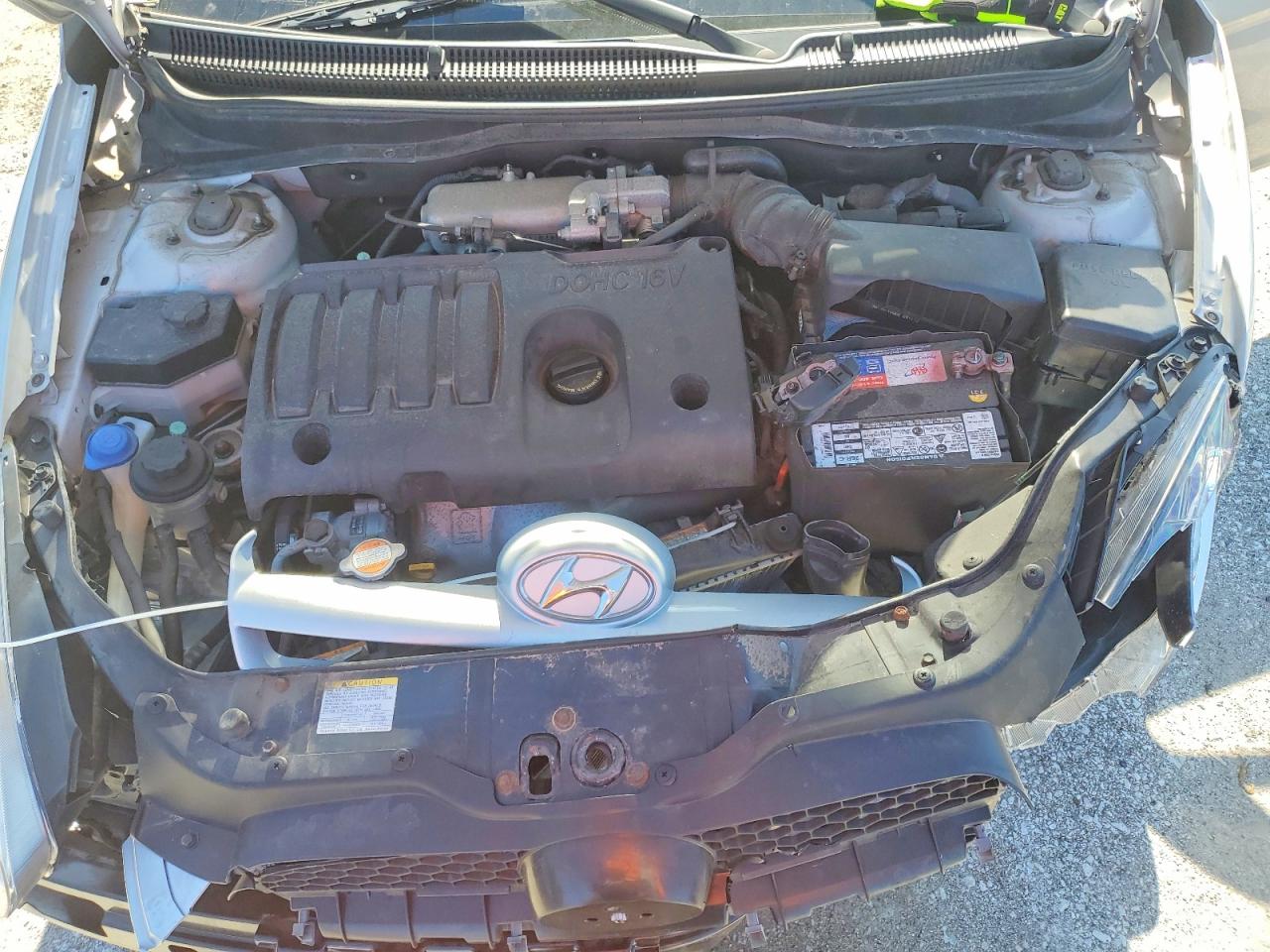 2010 Hyundai Accent Gs Gray vin: KMHCM3AC9AU169032