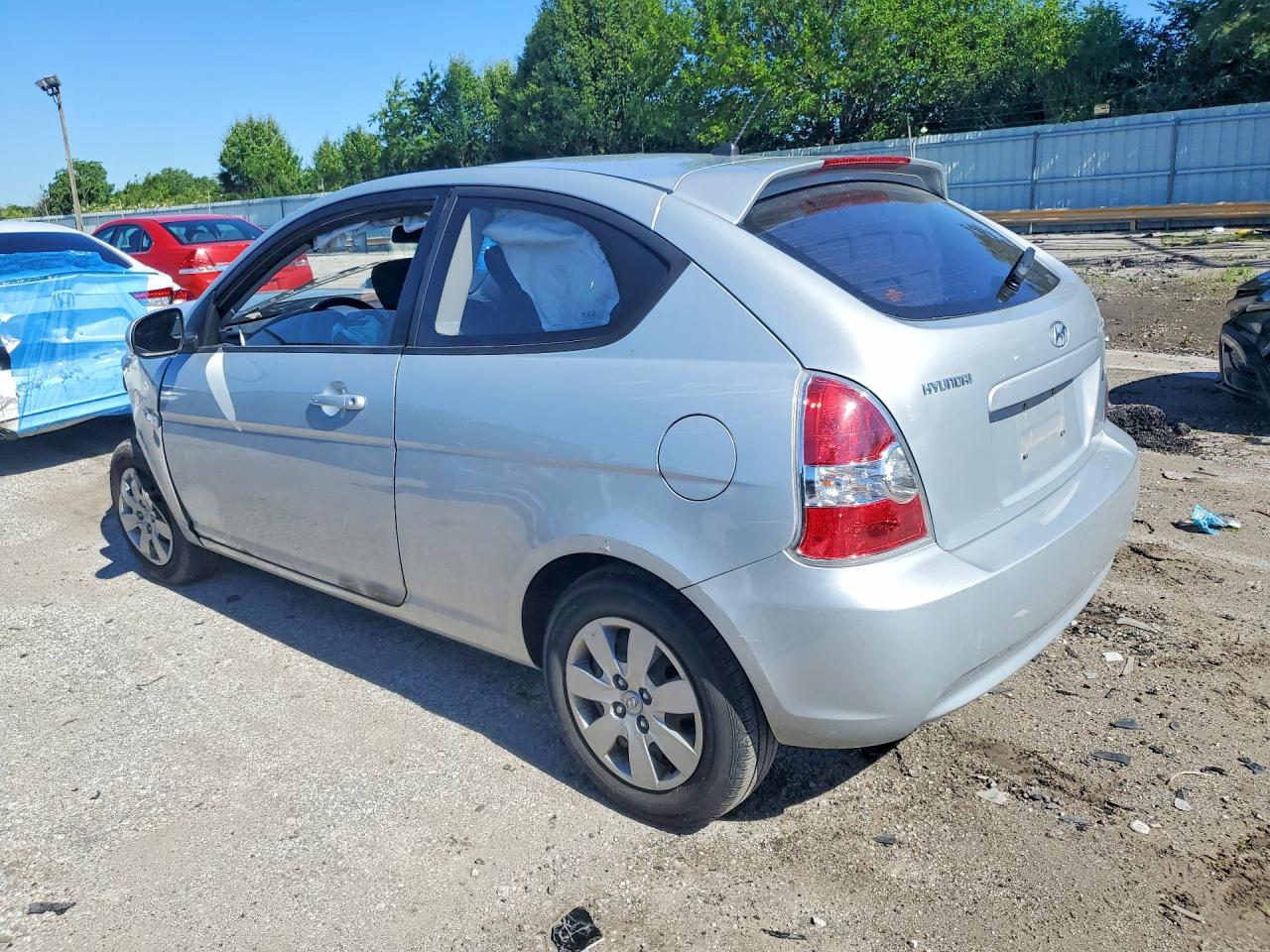 2010 Hyundai Accent Gs Gray vin: KMHCM3AC9AU169032