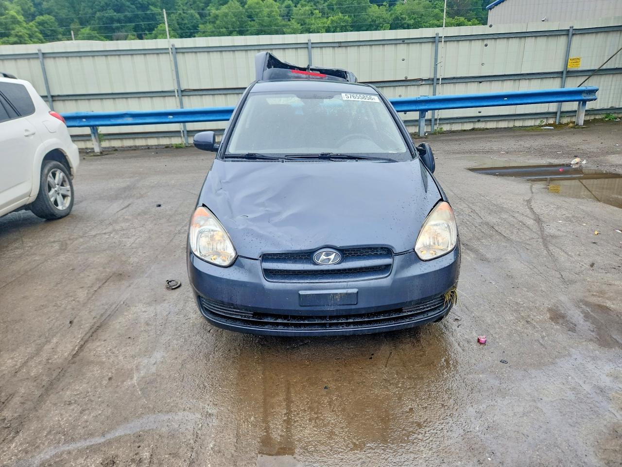 2011 Hyundai Accent Gl Синий vin: KMHCM3AC9BU186317