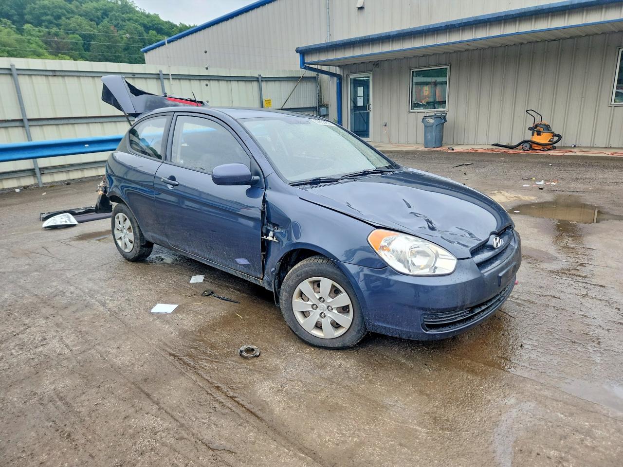 2011 Hyundai Accent Gl Синий vin: KMHCM3AC9BU186317