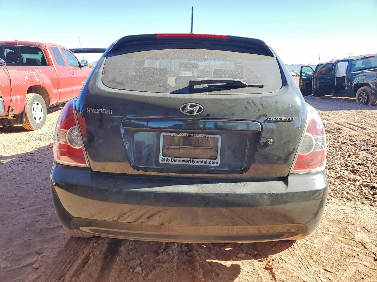 2011 Hyundai Accent Gl Black vin: KMHCM3AC9BU200829