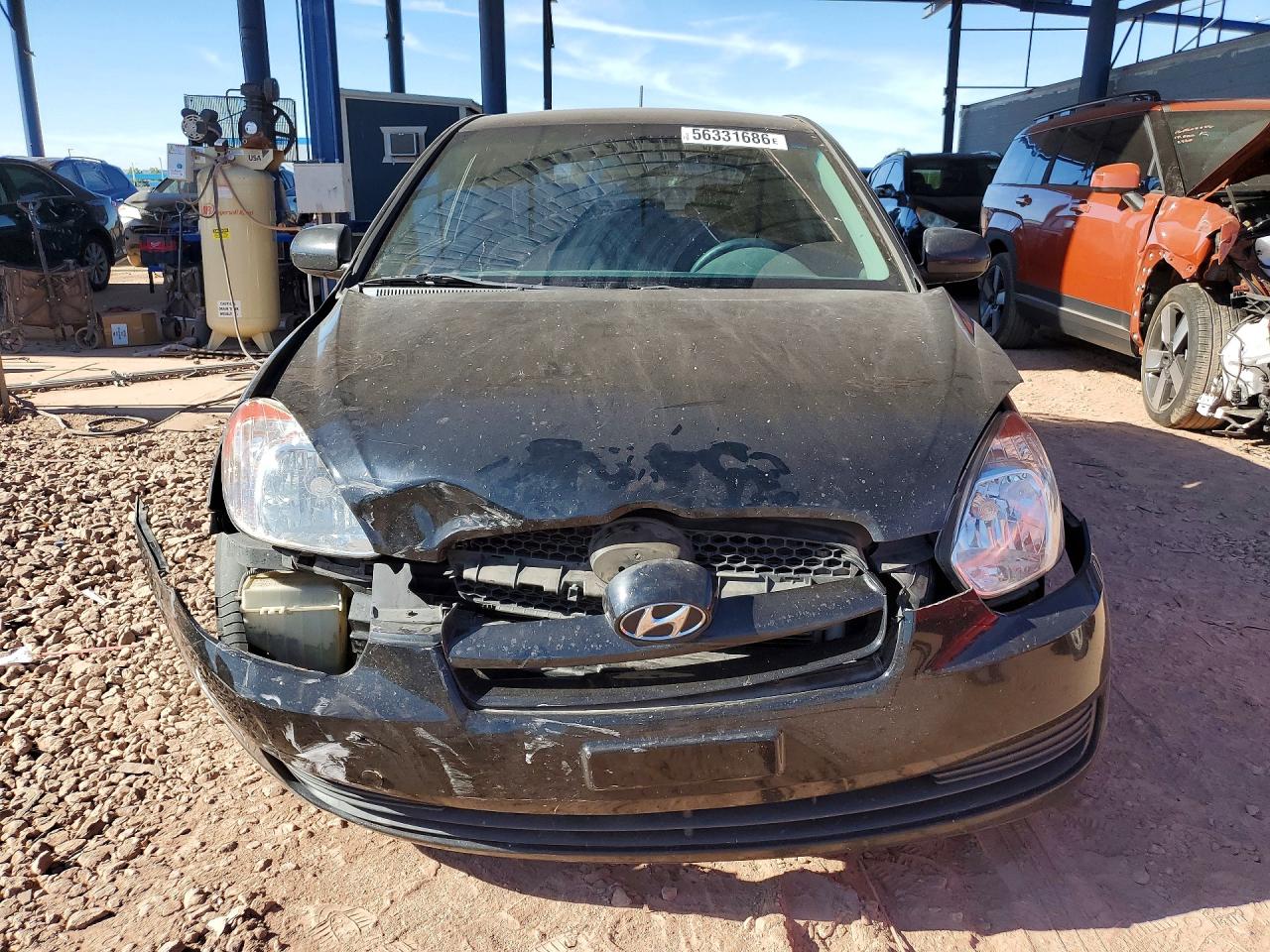 2011 Hyundai Accent Gl Black vin: KMHCM3AC9BU200829