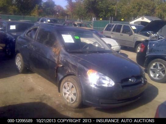 2010 Hyundai Accent Gs 3-door vin: KMHCM3ACXAU151297