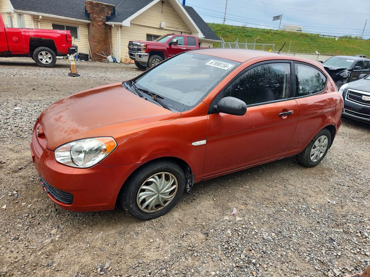 2010 Hyundai Accent Gs Orange vin: KMHCM3ACXAU156435