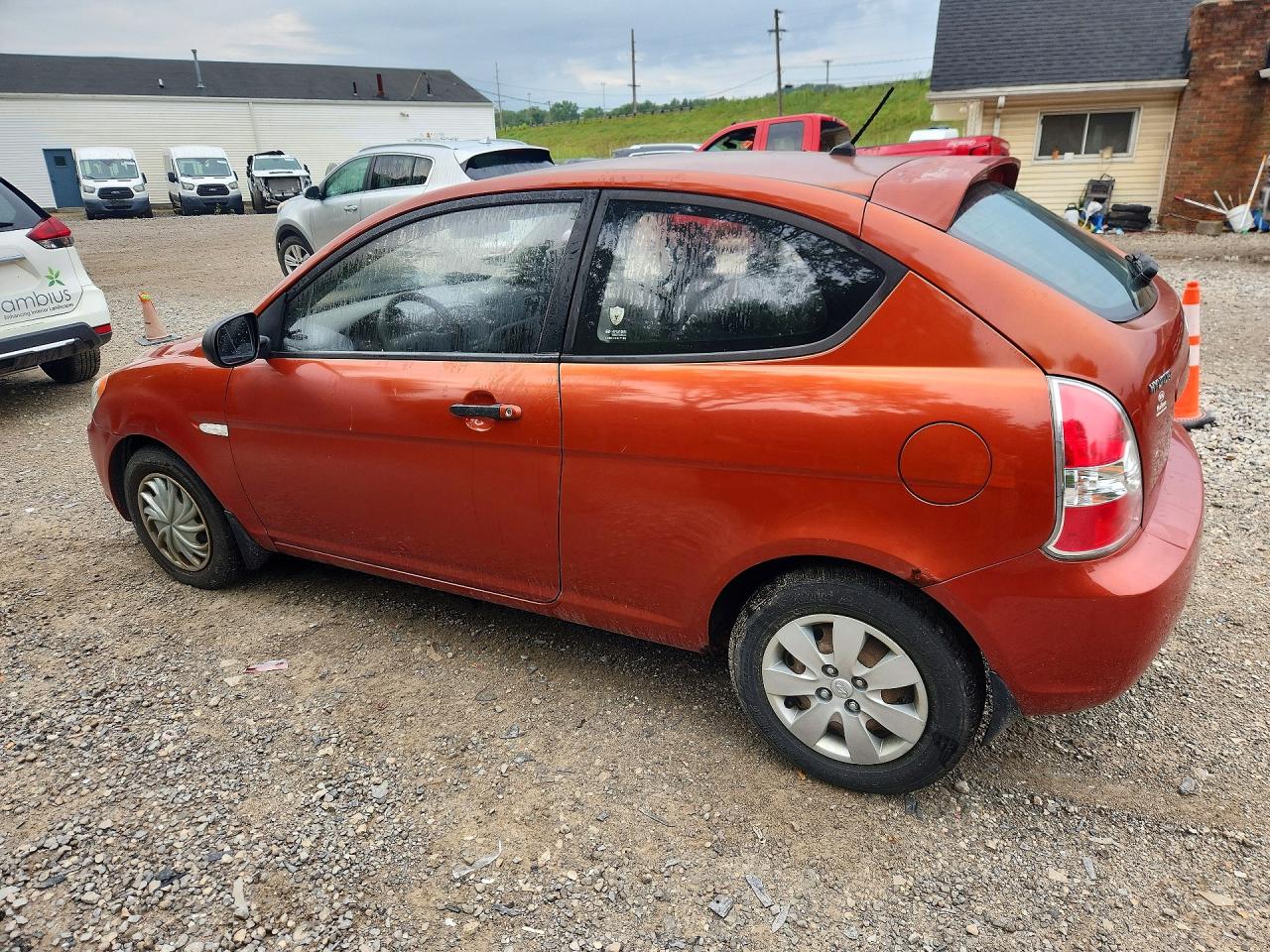 2010 Hyundai Accent Gs Orange vin: KMHCM3ACXAU156435