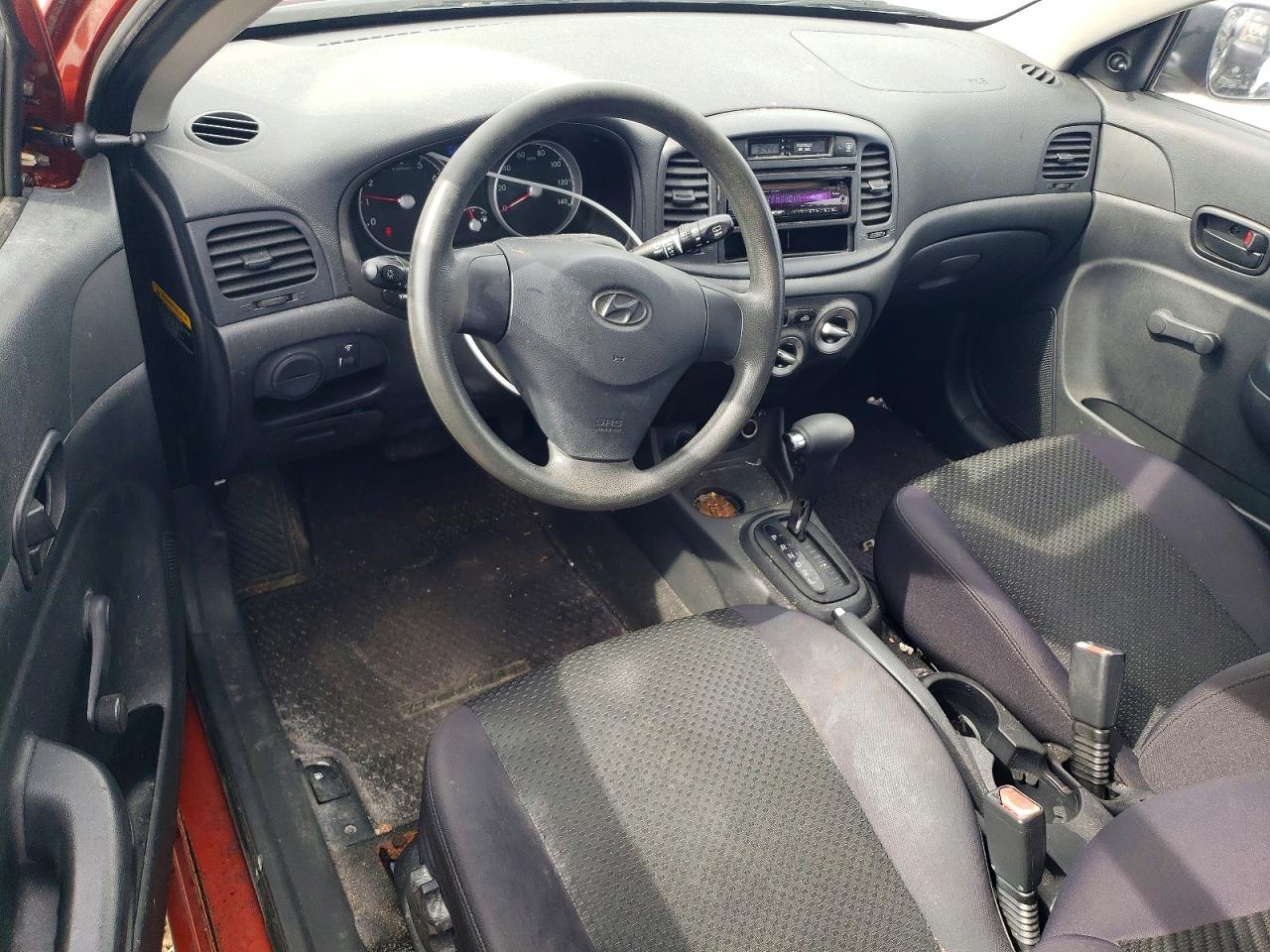 2010 Hyundai Accent Gs Orange vin: KMHCM3ACXAU156435