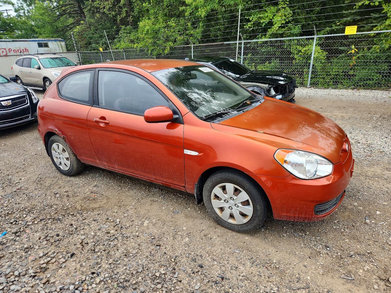 2010 Hyundai Accent Gs Orange vin: KMHCM3ACXAU156435
