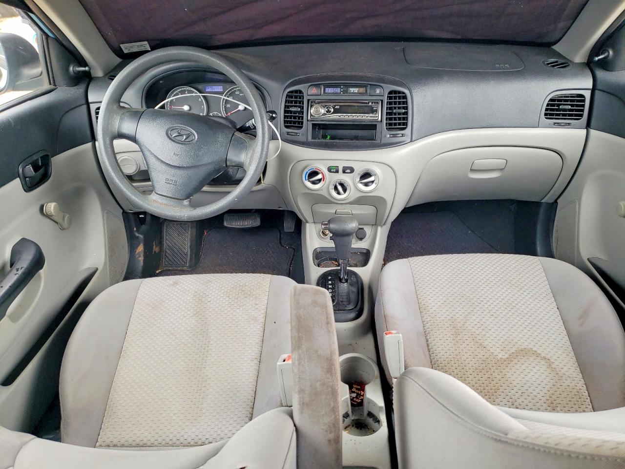 2010 Hyundai Accent Gs Синий vin: KMHCM3ACXAU162297